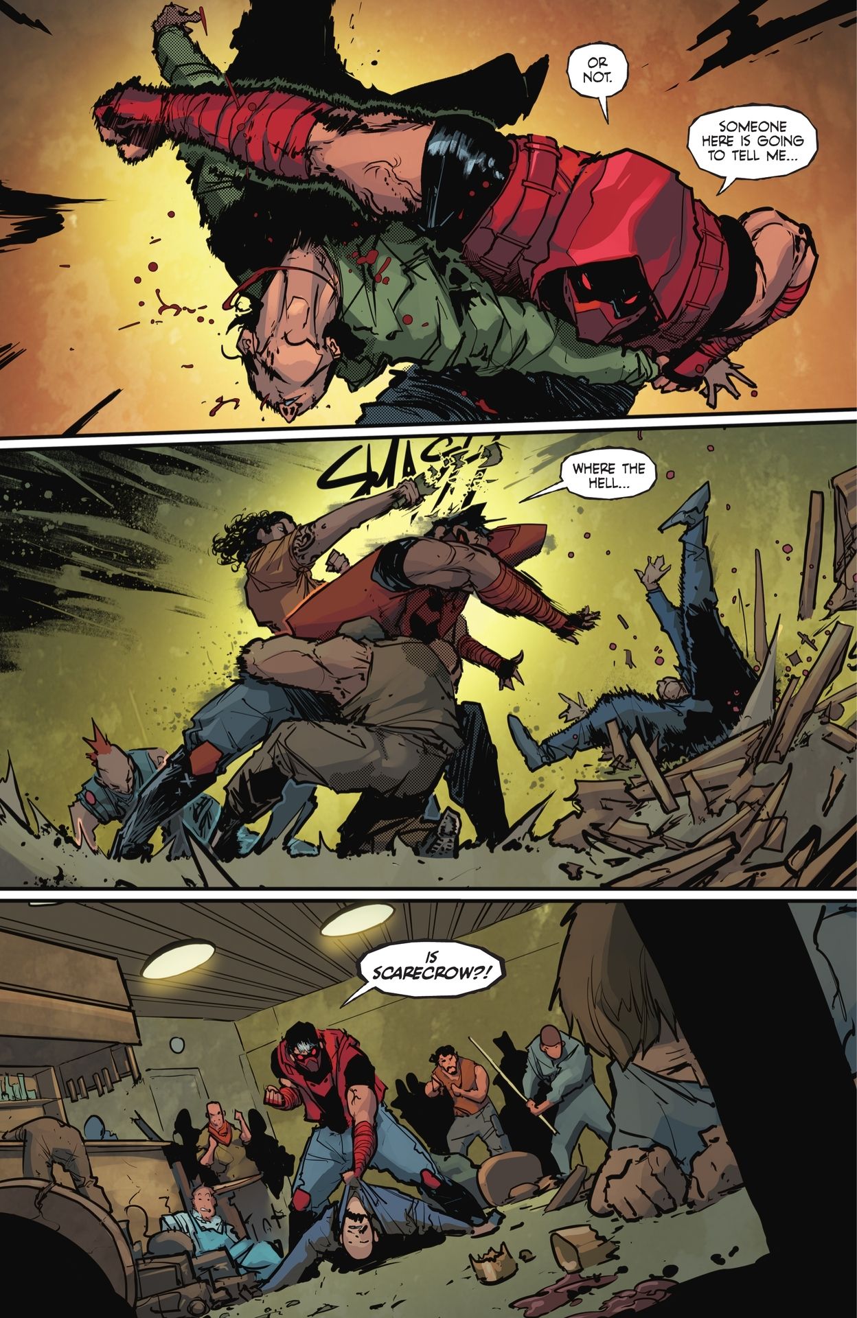 Read online Batman/Catwoman: The Gotham War: Red Hood comic -  Issue #2 - 7