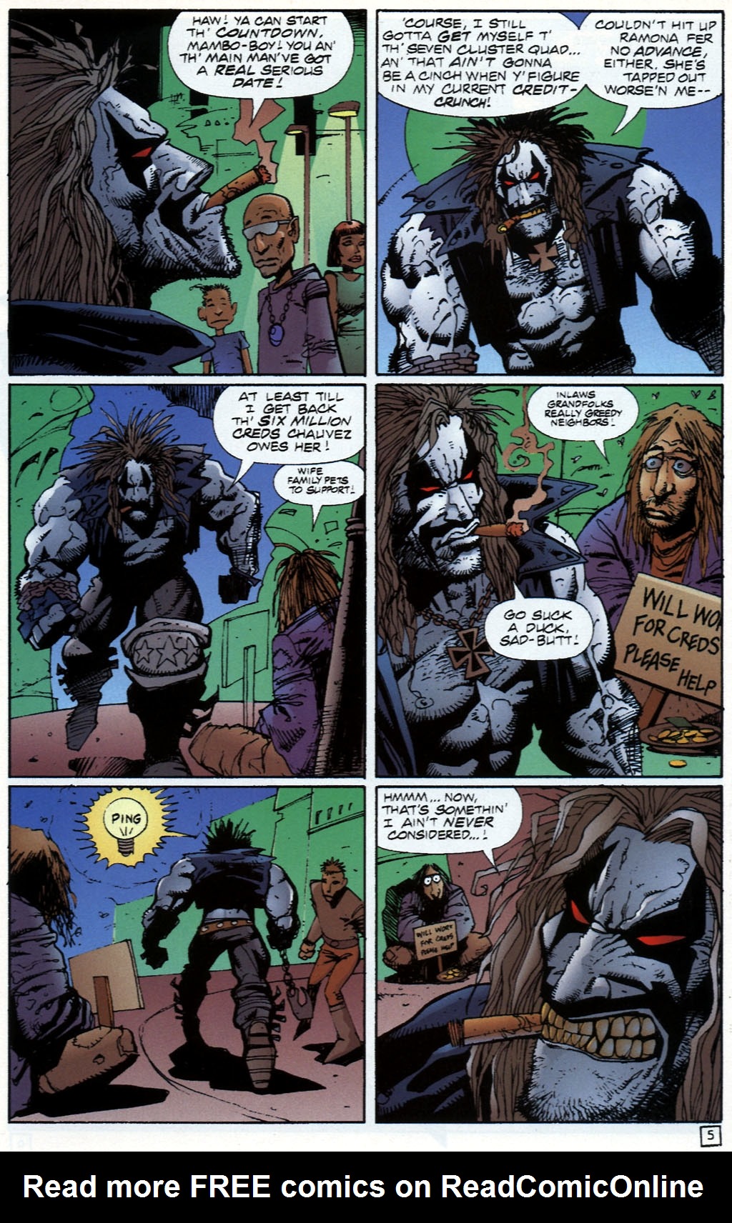 Read online Lobo: Death and Taxes comic -  Issue #2 - 6
