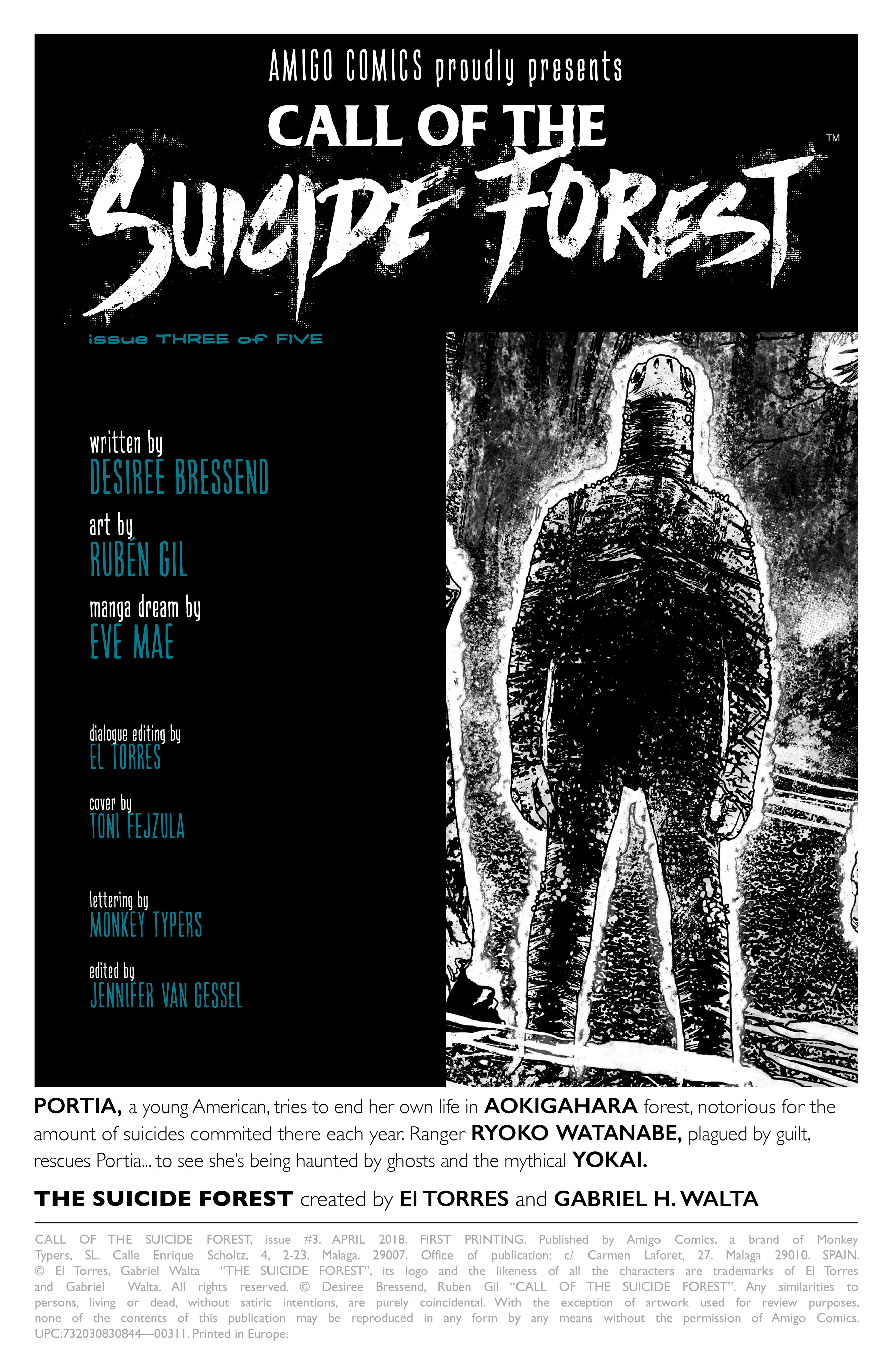 Read online Call of the Suicide Forest comic -  Issue #3 - 2