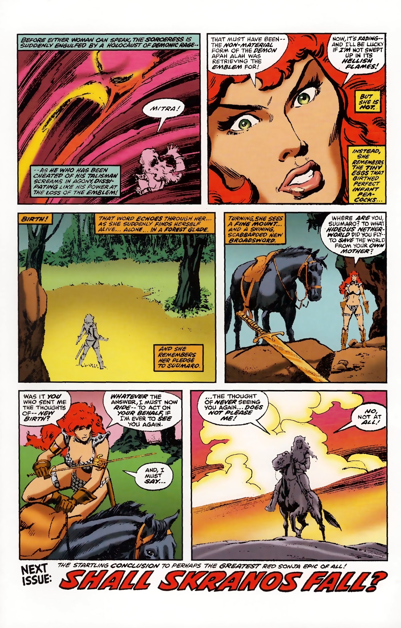 Read online The Adventures of Red Sonja comic -  Issue # TPB 3 - 91