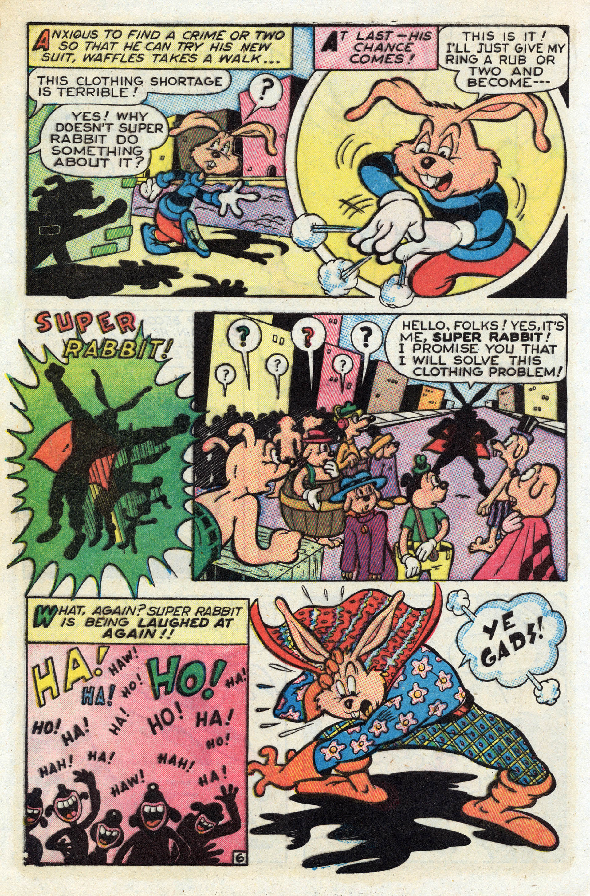 Read online Super Rabbit comic -  Issue #8 - 8