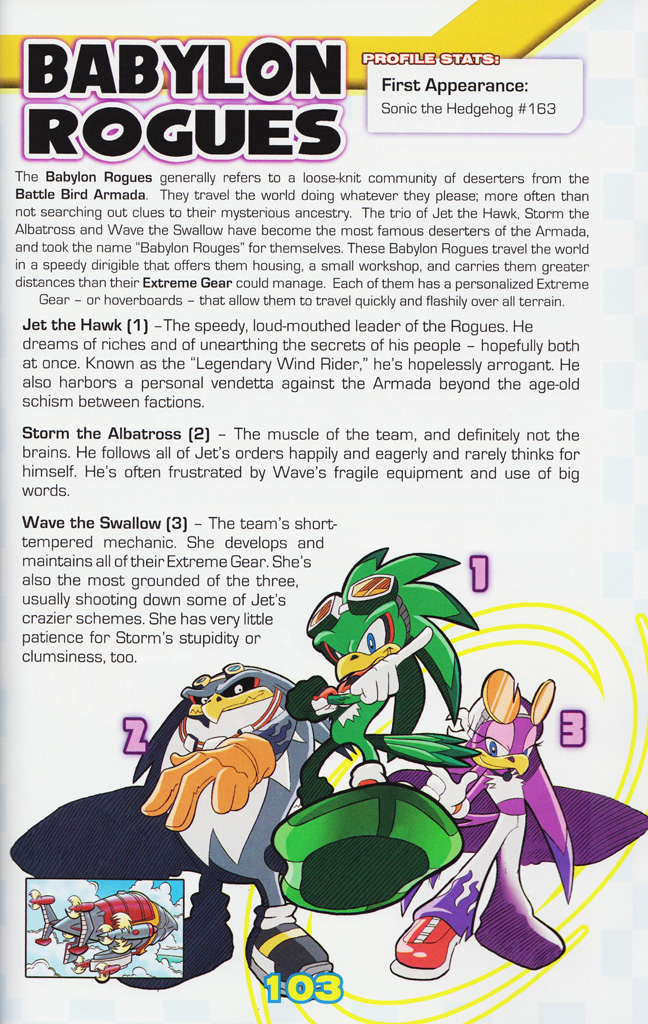 Read online Sonic the Hedgehog: The Complete Sonic Comic Encyclopedia comic -  Issue # TPB - 105