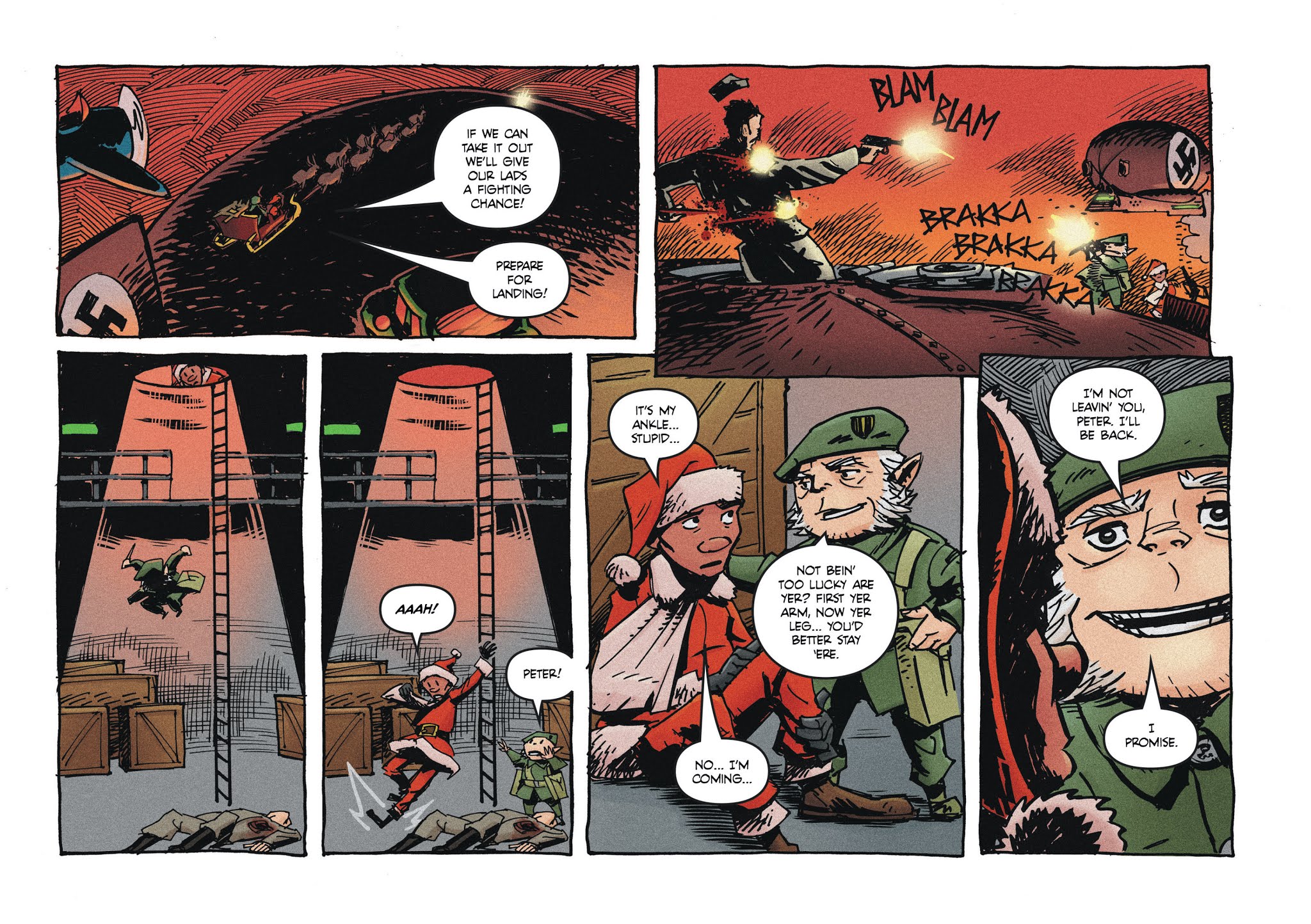 Read online Santa Claus vs. The Nazis comic -  Issue # TPB - 81