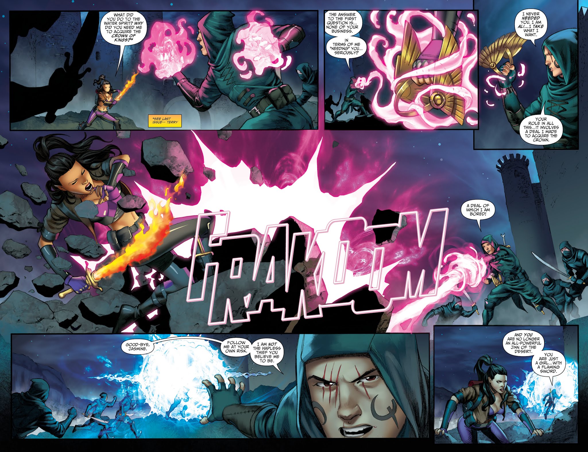 Read online Jasmine: Crown of Kings comic -  Issue #3 - 4