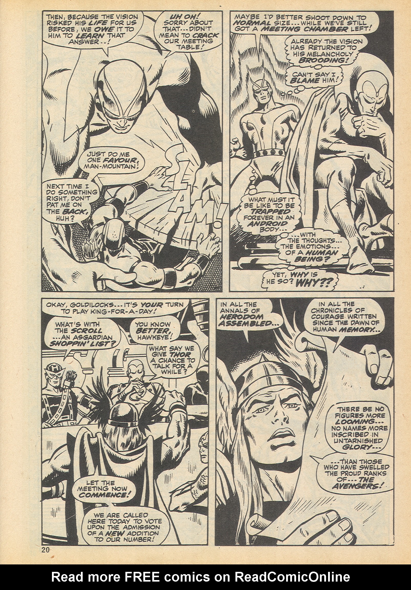 Read online The Avengers (1973) comic -  Issue #84 - 20