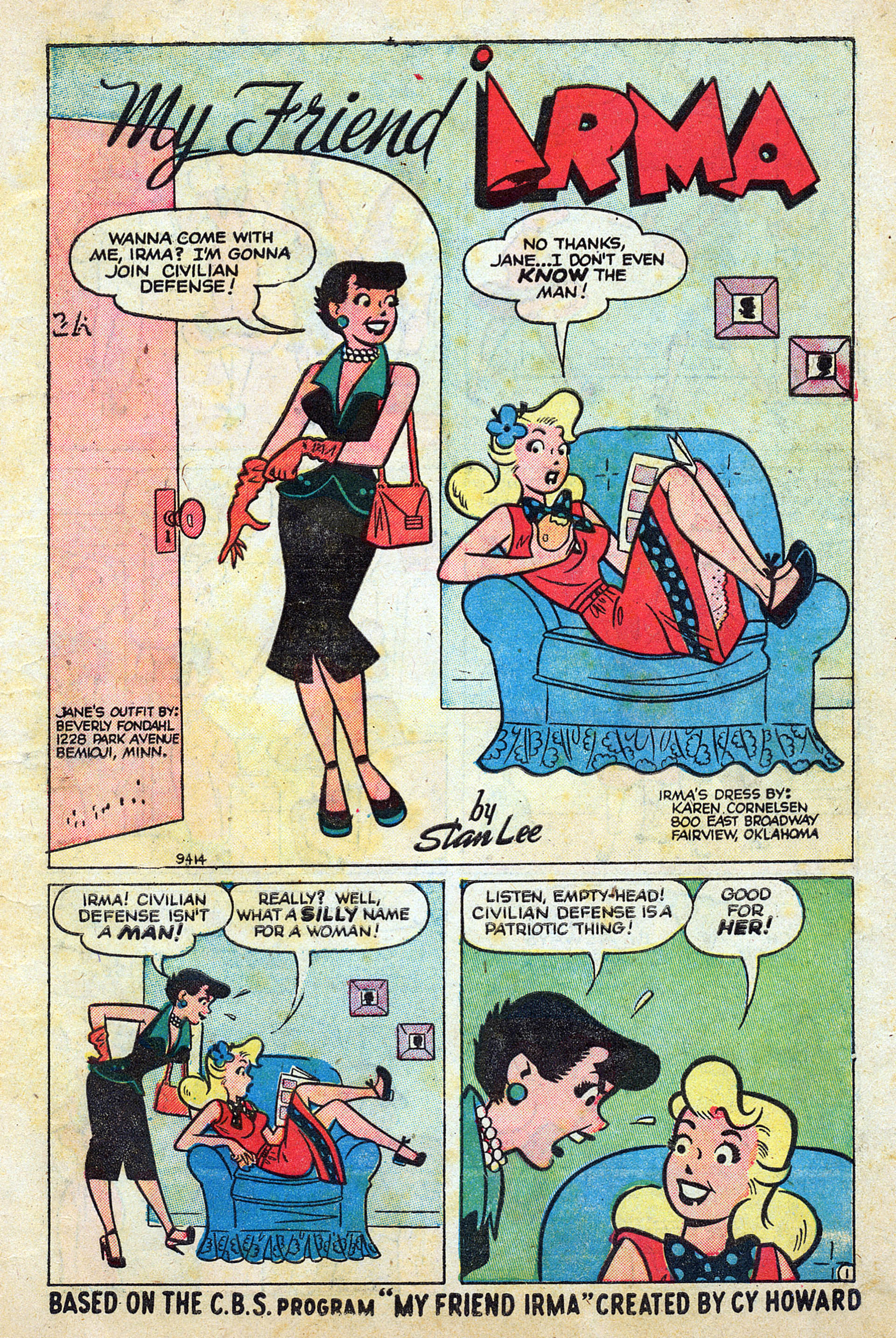 Read online My Friend Irma comic -  Issue #14 - 3