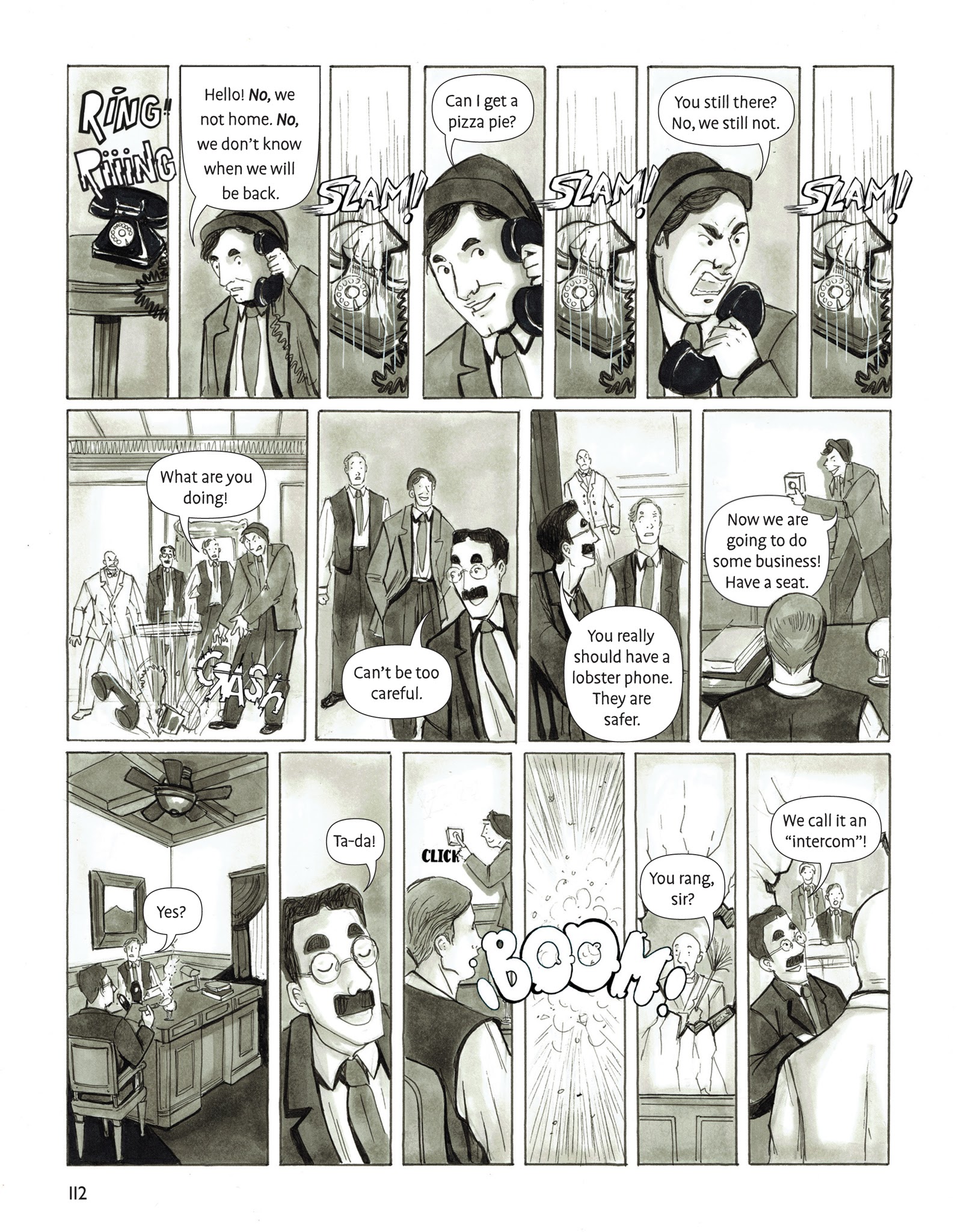 Read online Giraffes on Horseback Salad: Salvador Dali, the Marx Brothers, and the Strangest Movie Never Made comic -  Issue # TPB (Part 2) - 1