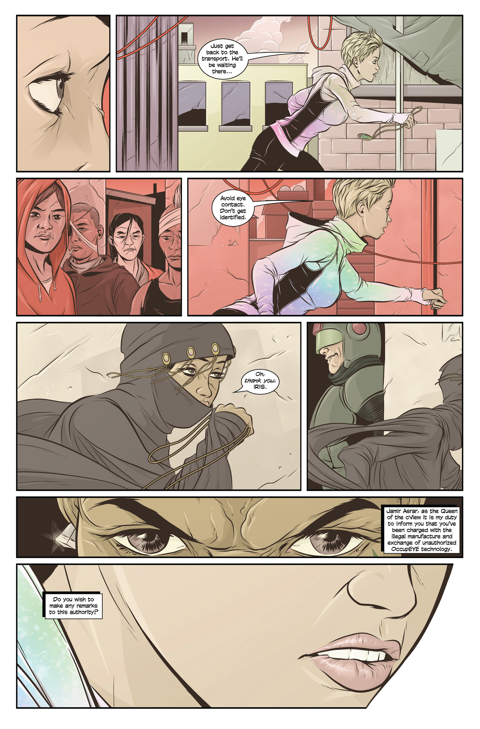 Read online Skinned comic -  Issue #3 - 13