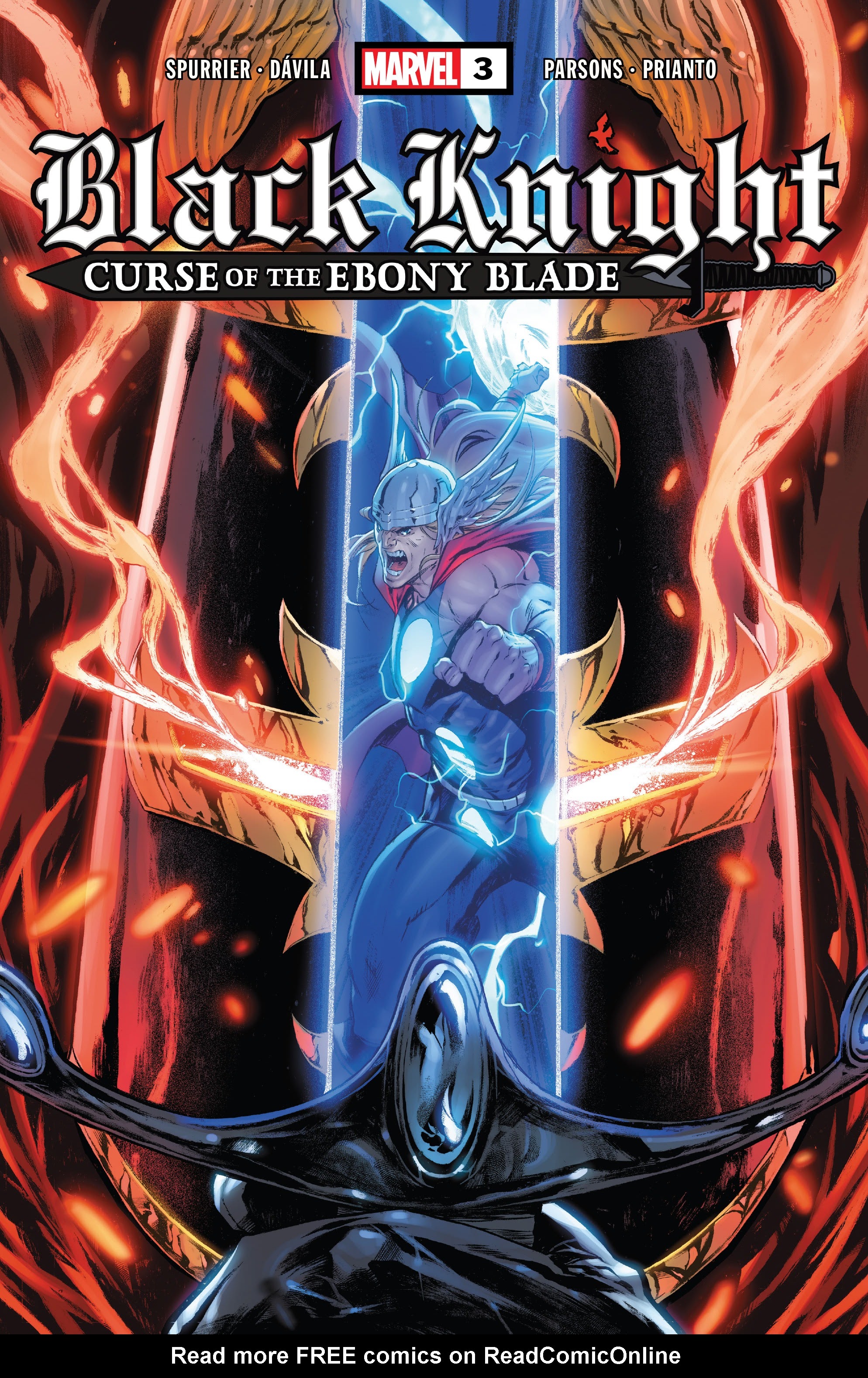 Read online Black Knight: Curse Of The Ebony Blade comic -  Issue #3 - 1