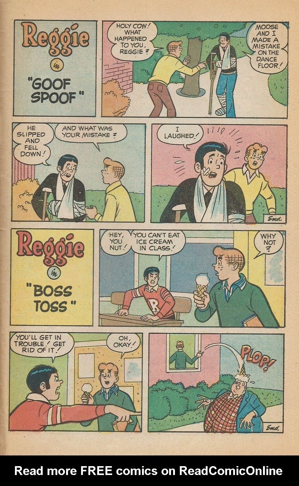 Read online Reggie's Wise Guy Jokes comic -  Issue #20 - 45