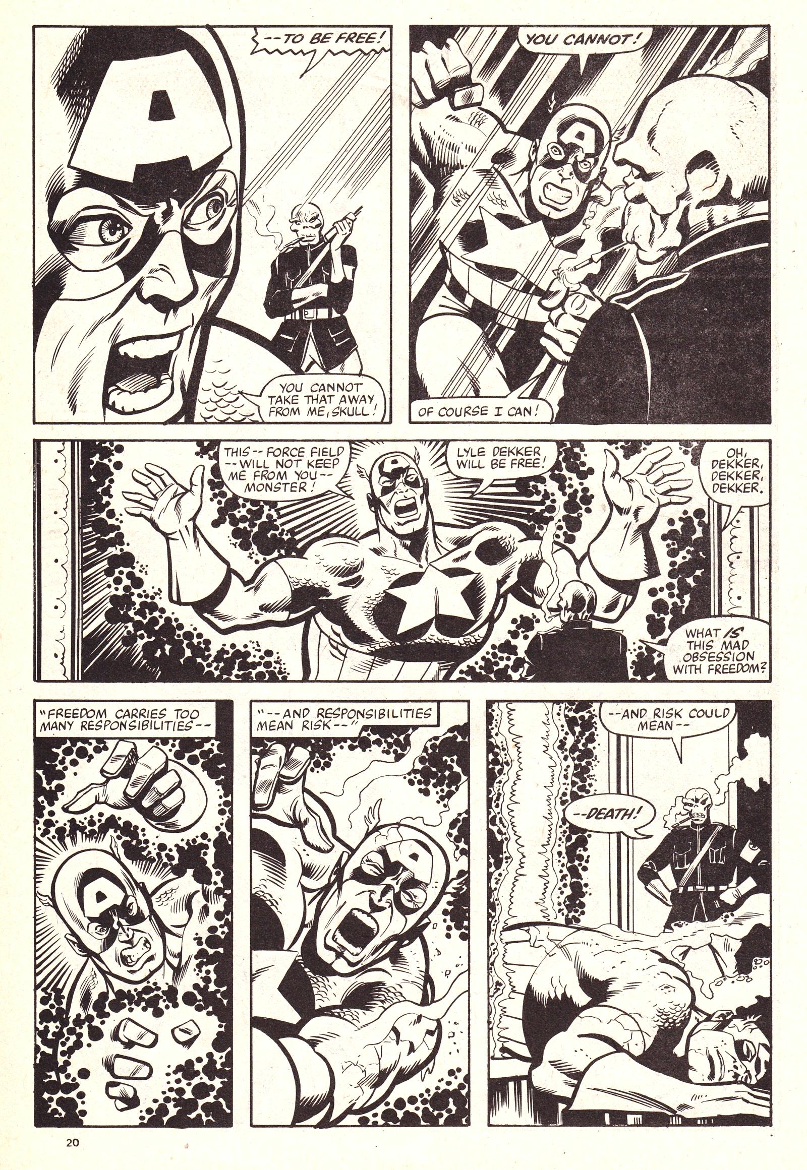 Read online Captain America (1981) comic -  Issue #38 - 20