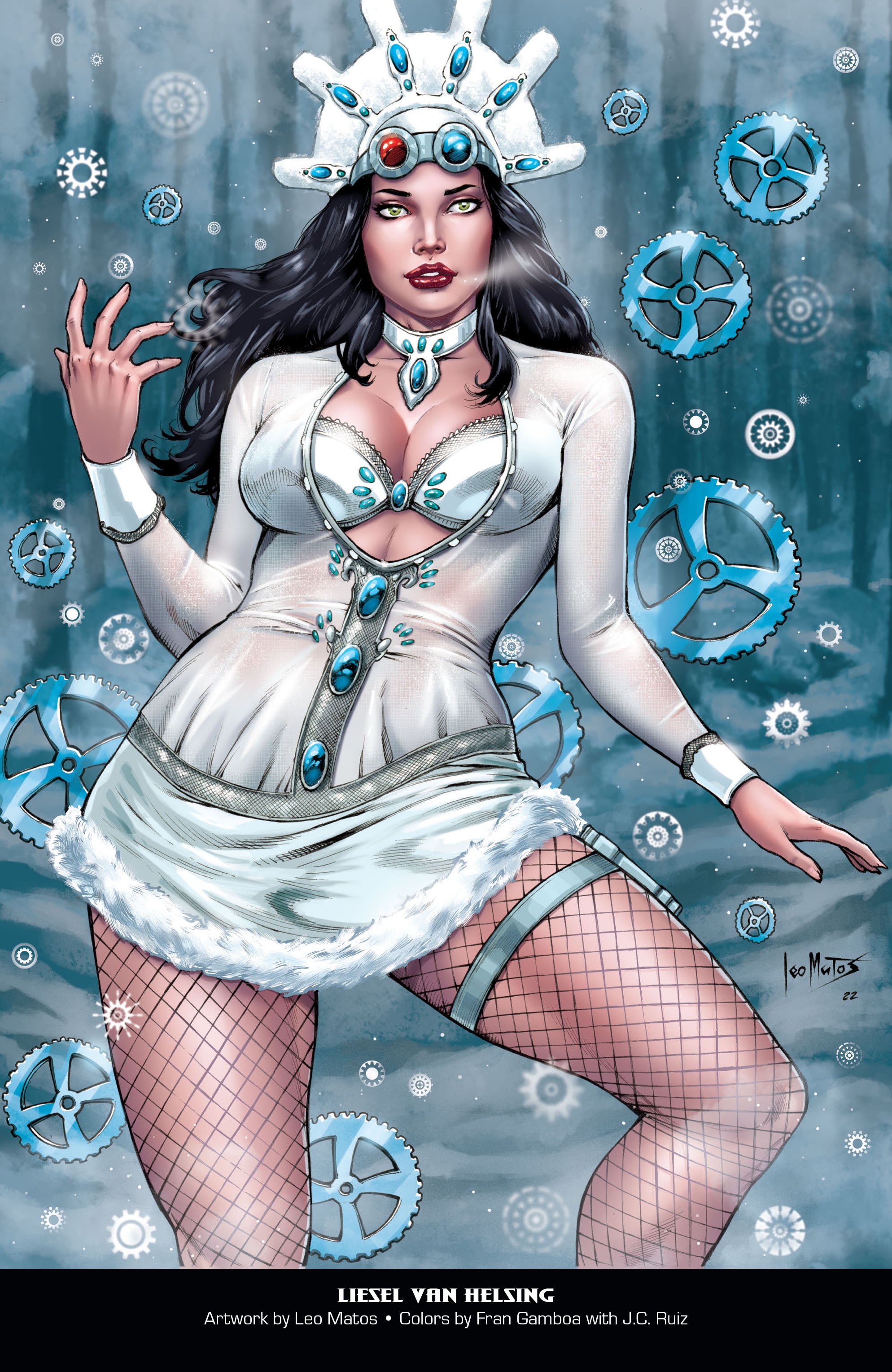 Read online Grimm Fairy Tales 2022 Holiday Pinup Special comic -  Issue # Full - 15