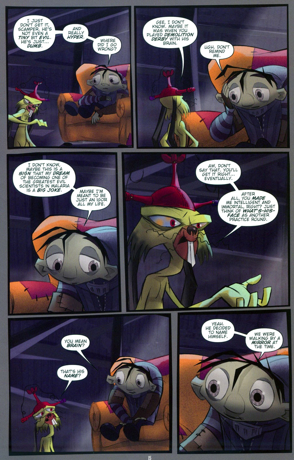 Read online Igor Movie Prequel comic -  Issue #2 - 17