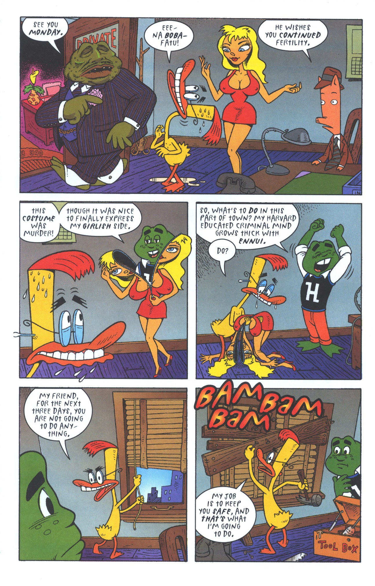 Read online Duckman : The Mob Frog Saga comic -  Issue #1 - 16
