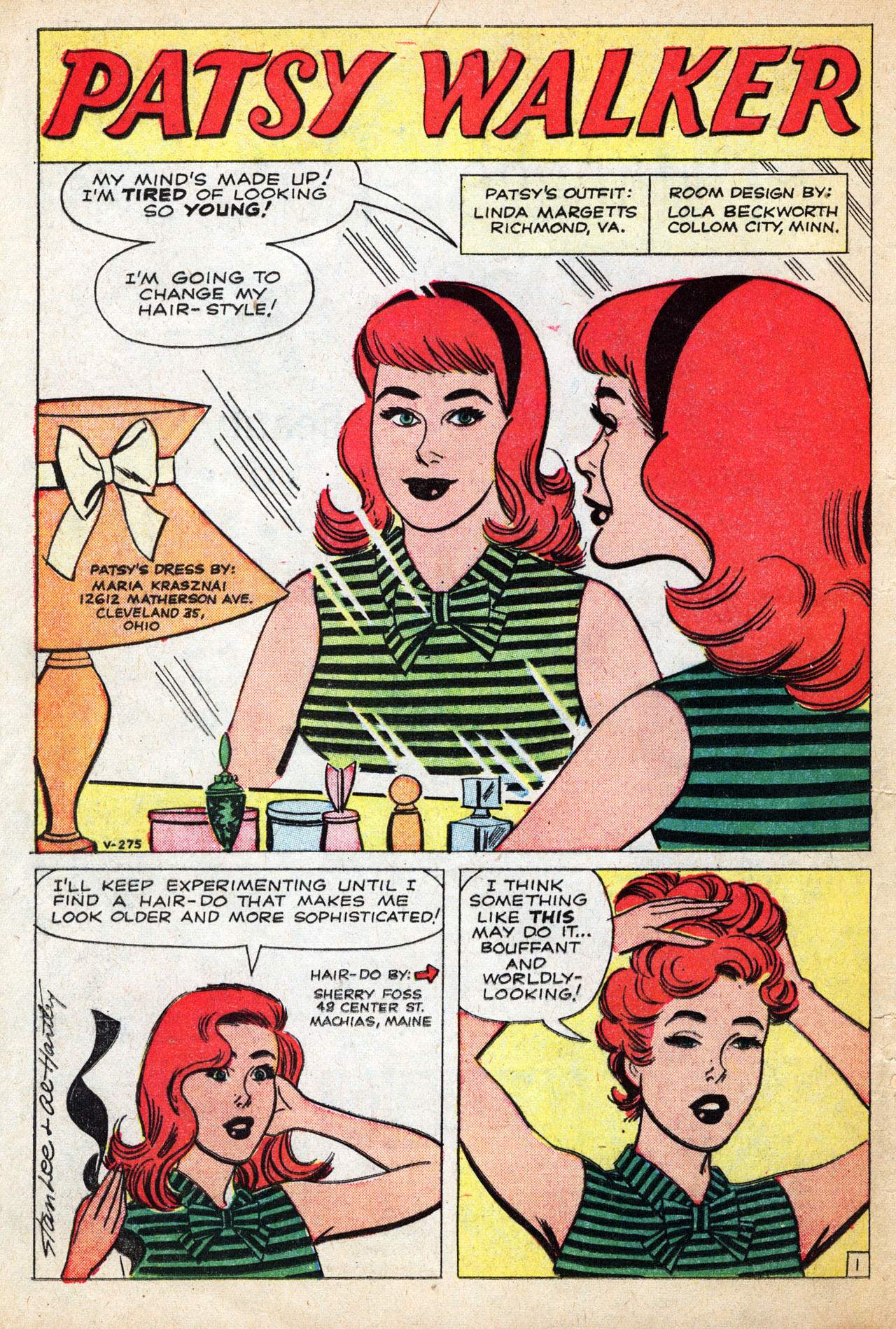 Read online Patsy Walker comic -  Issue #96 - 16