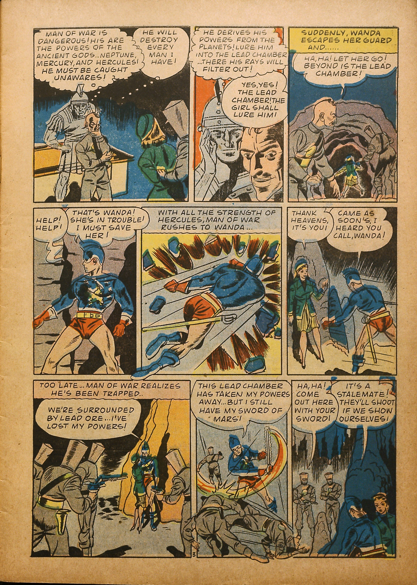 Read online Man of War Comics comic -  Issue #1 - 5