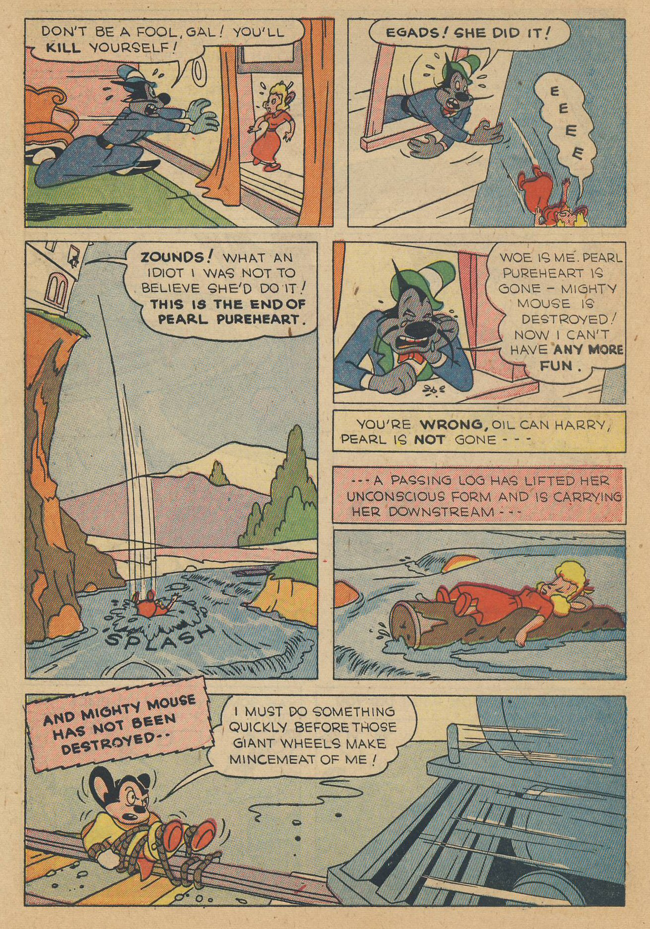 Read online Paul Terry's Mighty Mouse Comics comic -  Issue #54 - 7