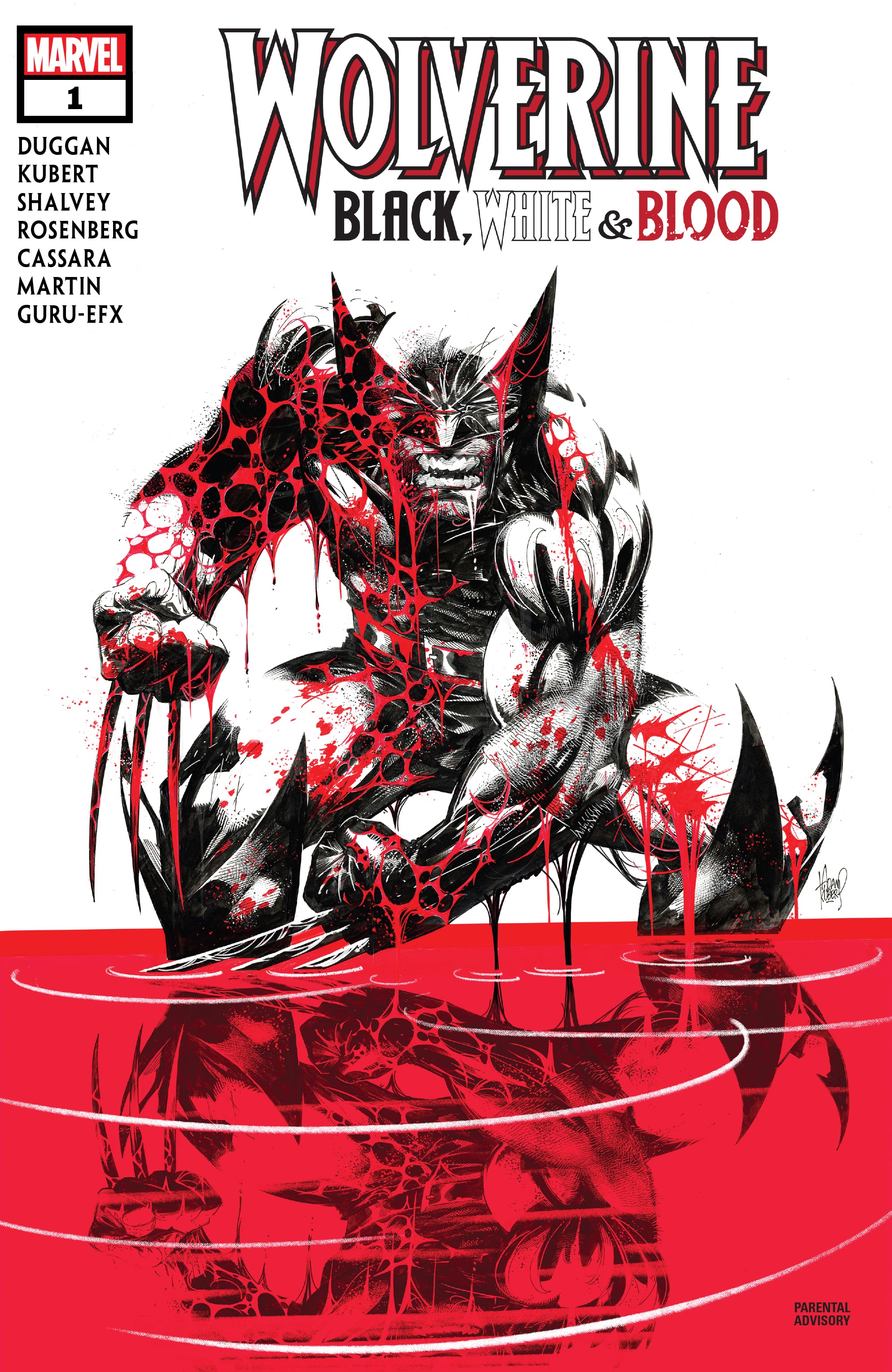 Read online Wolverine: Black, White & Blood comic -  Issue #1 - 1