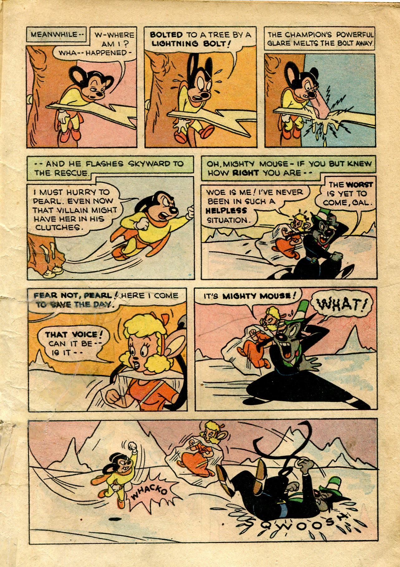 Read online Paul Terry's Mighty Mouse Comics comic -  Issue #11 - 7
