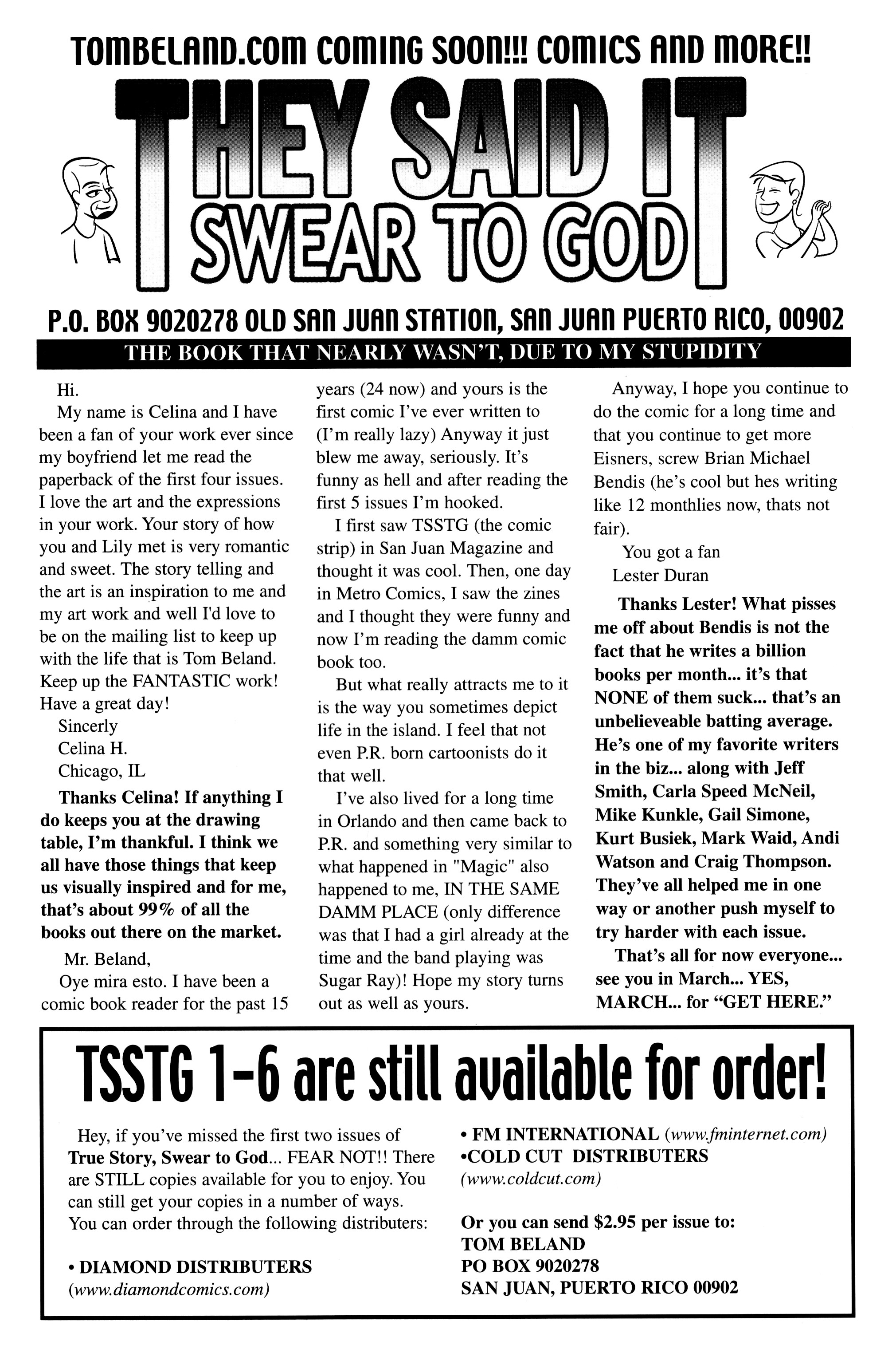 Read online True Story Swear To God (2000) comic -  Issue #7 - 26