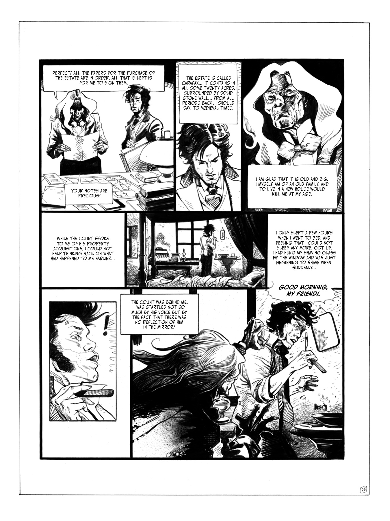 Read online Bram Stoker's Dracula by Georges Bess comic -  Issue # TPB (Part 1) - 45