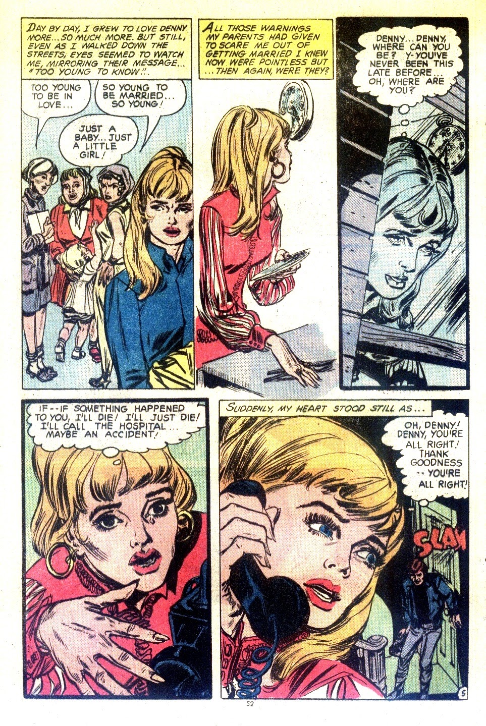Read online Young Love (1963) comic -  Issue #109 - 52