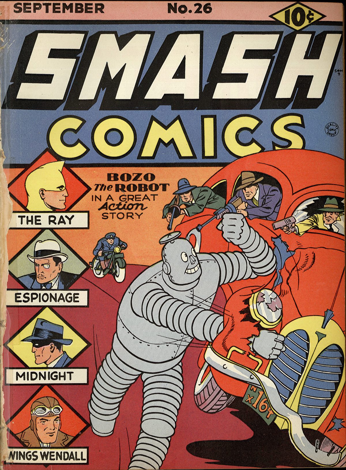 Read online Smash Comics comic -  Issue #26 - 1