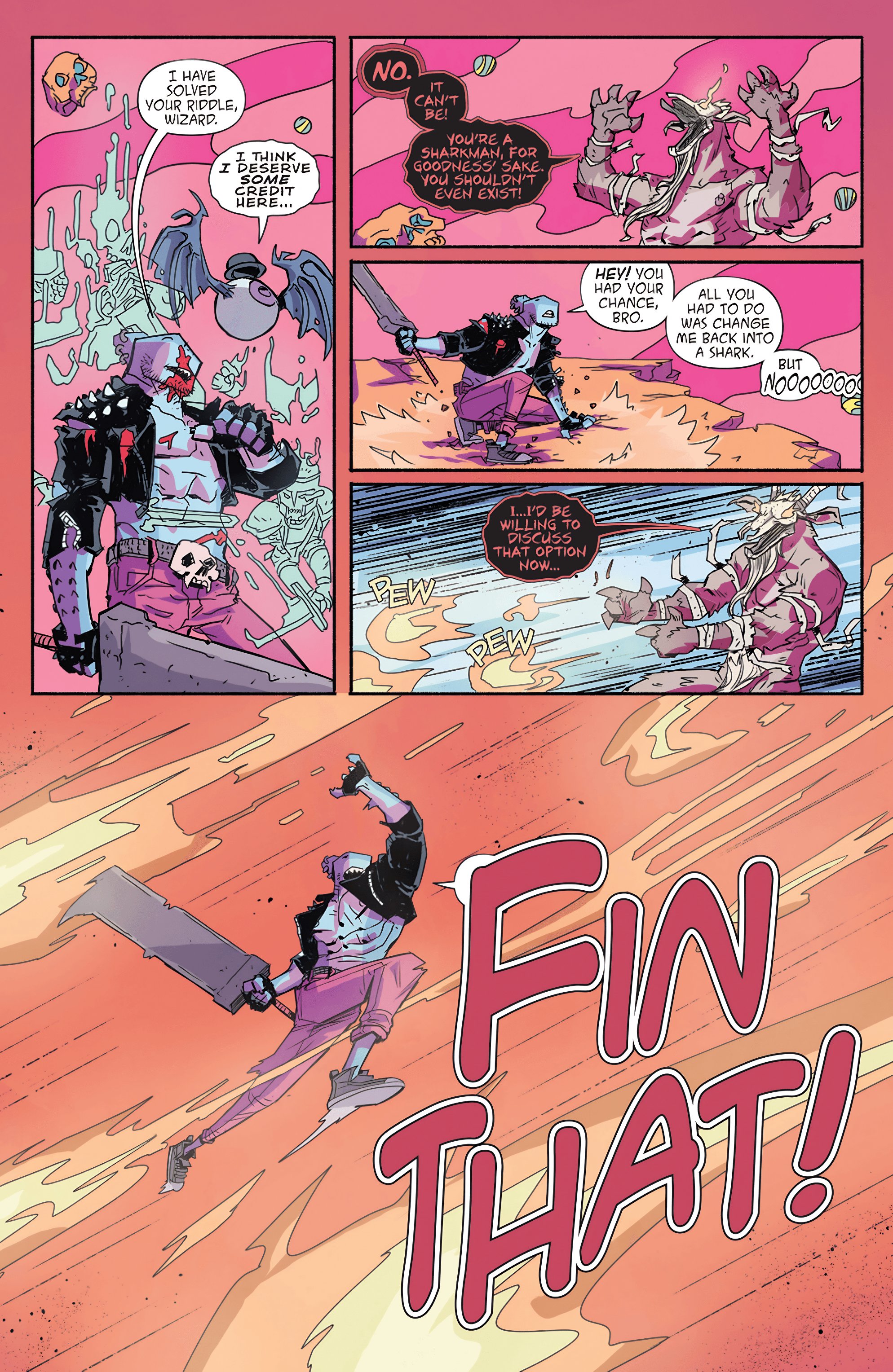 Read online Metalshark Bro: What the Fin? comic -  Issue # TPB - 28