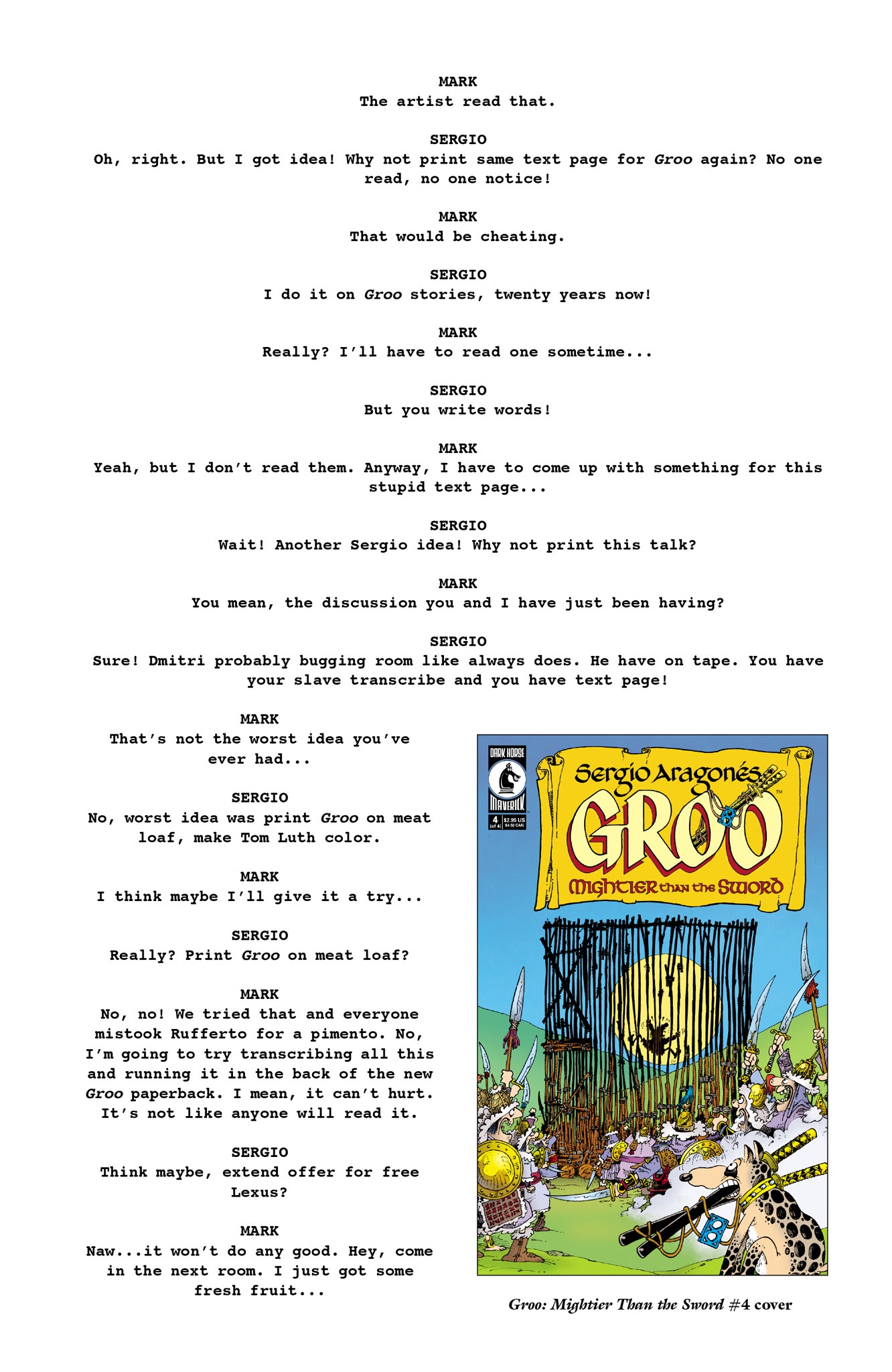 Read online Sergio Aragonés' Groo: Mightier Than the Sword comic -  Issue # _TPB - 112