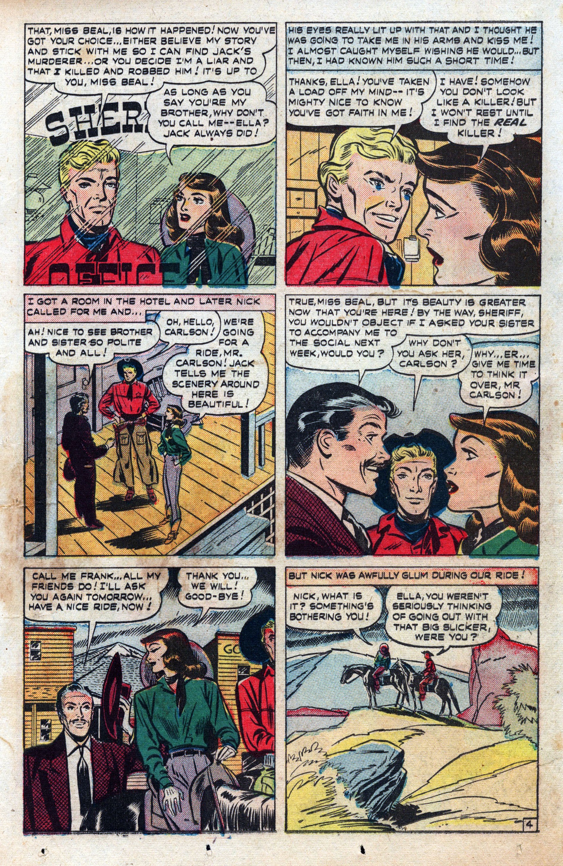 Read online Cowboy Romances comic -  Issue #2 - 27