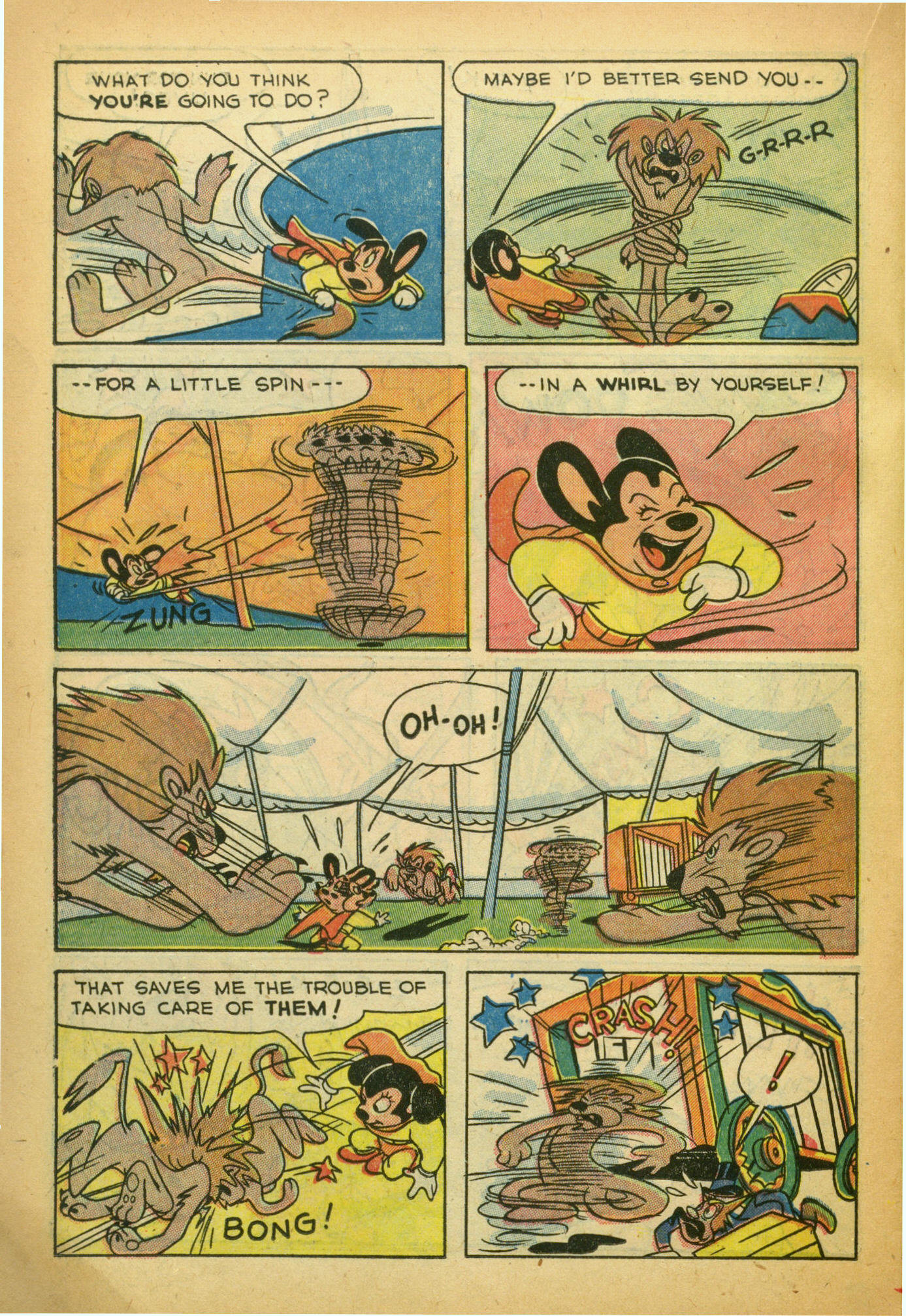 Read online Paul Terry's Mighty Mouse Comics comic -  Issue #39 - 54