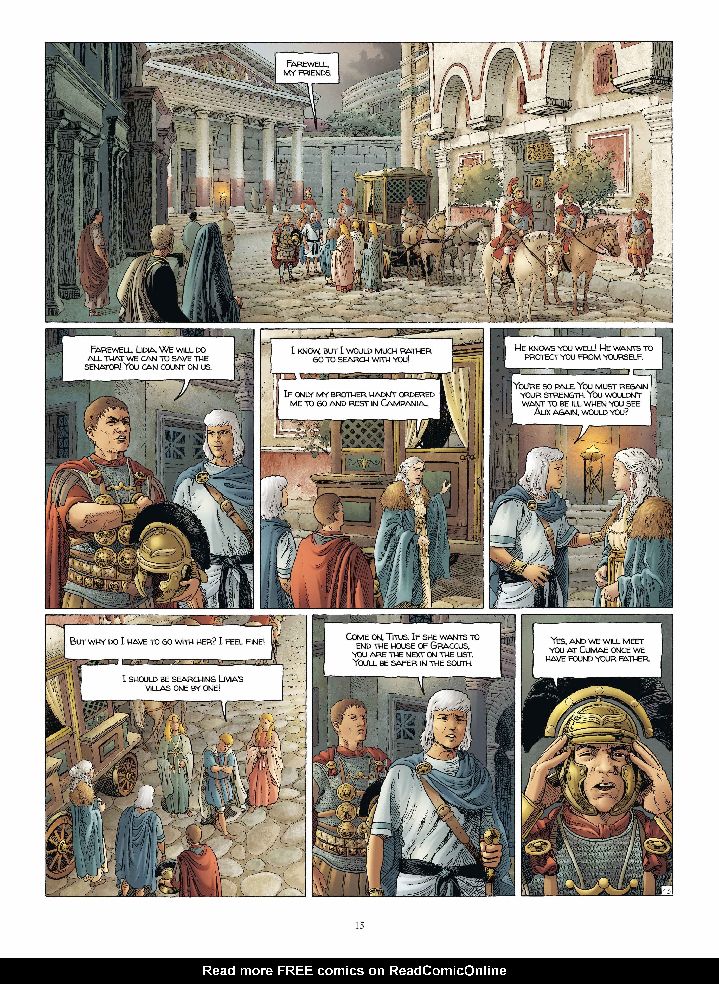 Read online Alix Senator comic -  Issue #7 - 16