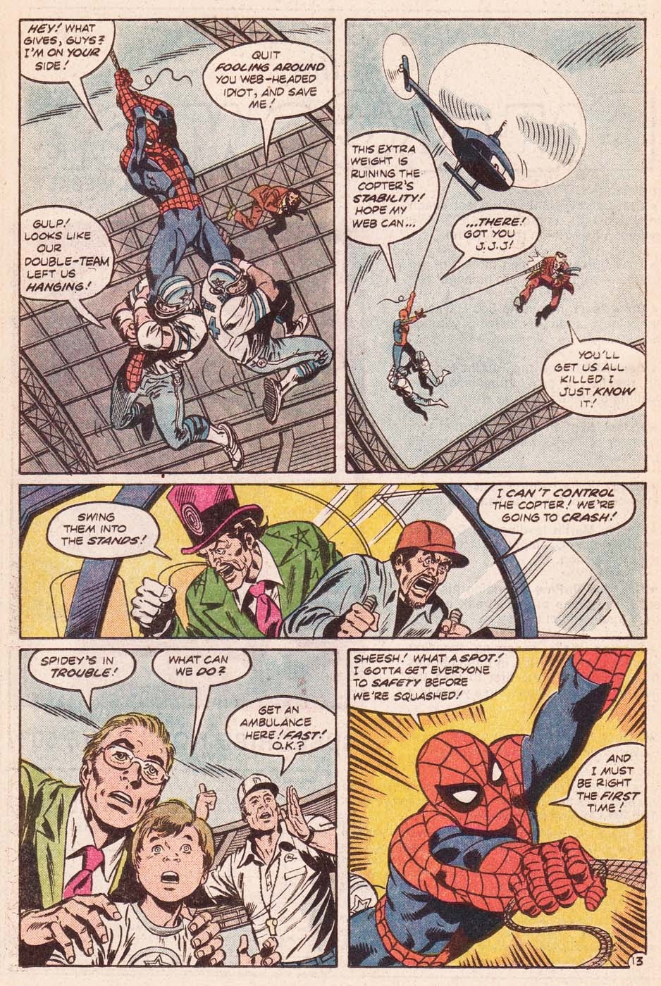 Read online Spider-Man and the Dallas Cowboys: "Danger in Dallas" comic -  Issue # Full - 14
