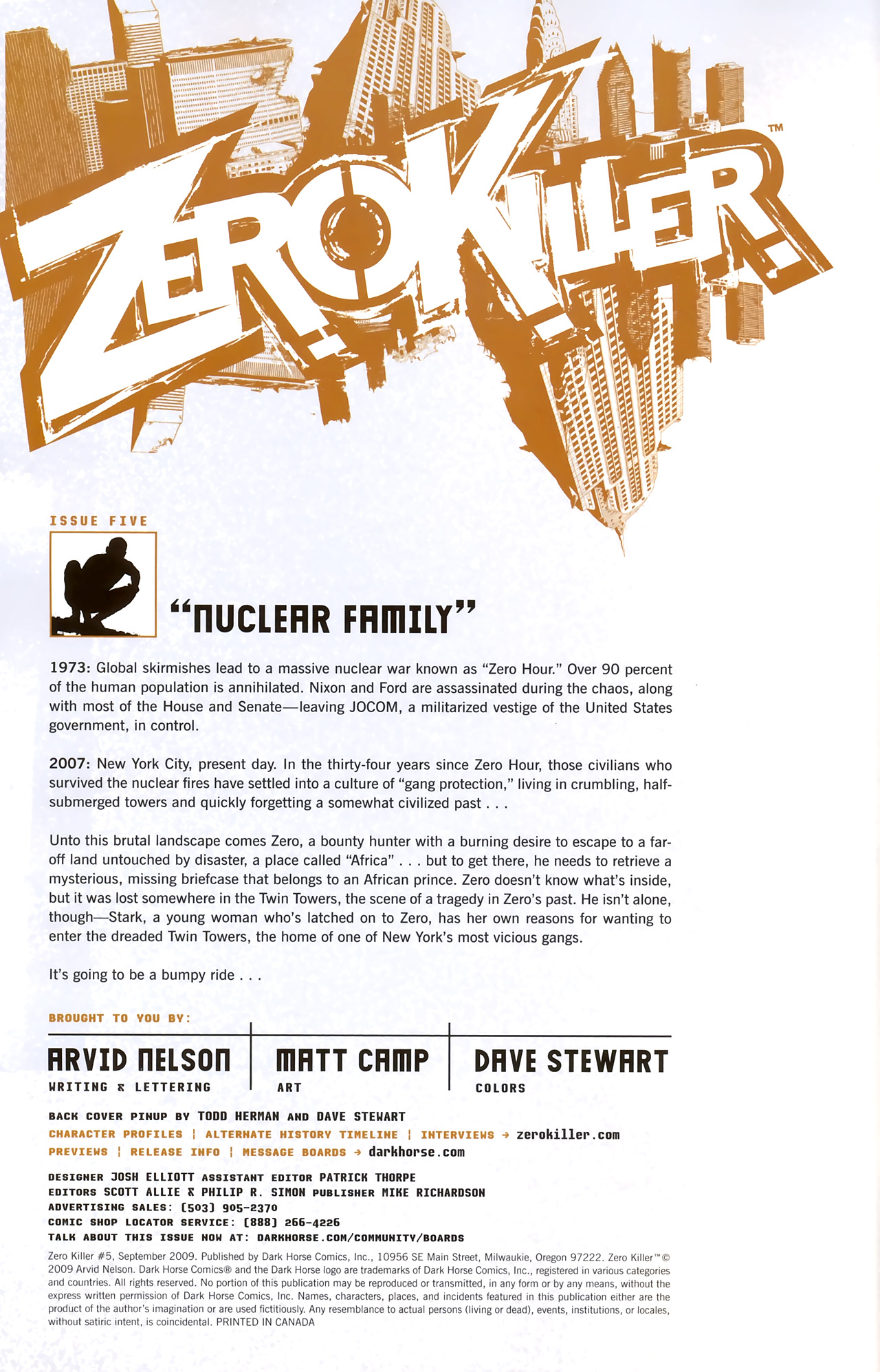 Read online Zero Killer comic -  Issue #5 - 2
