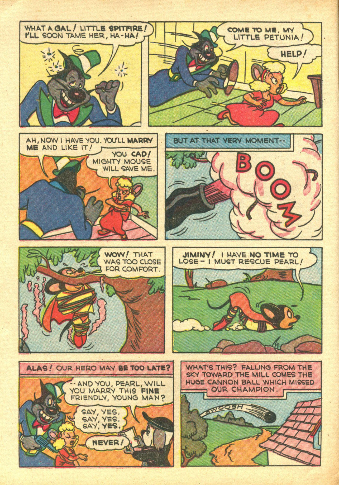 Read online Paul Terry's Mighty Mouse Comics comic -  Issue #39 - 28