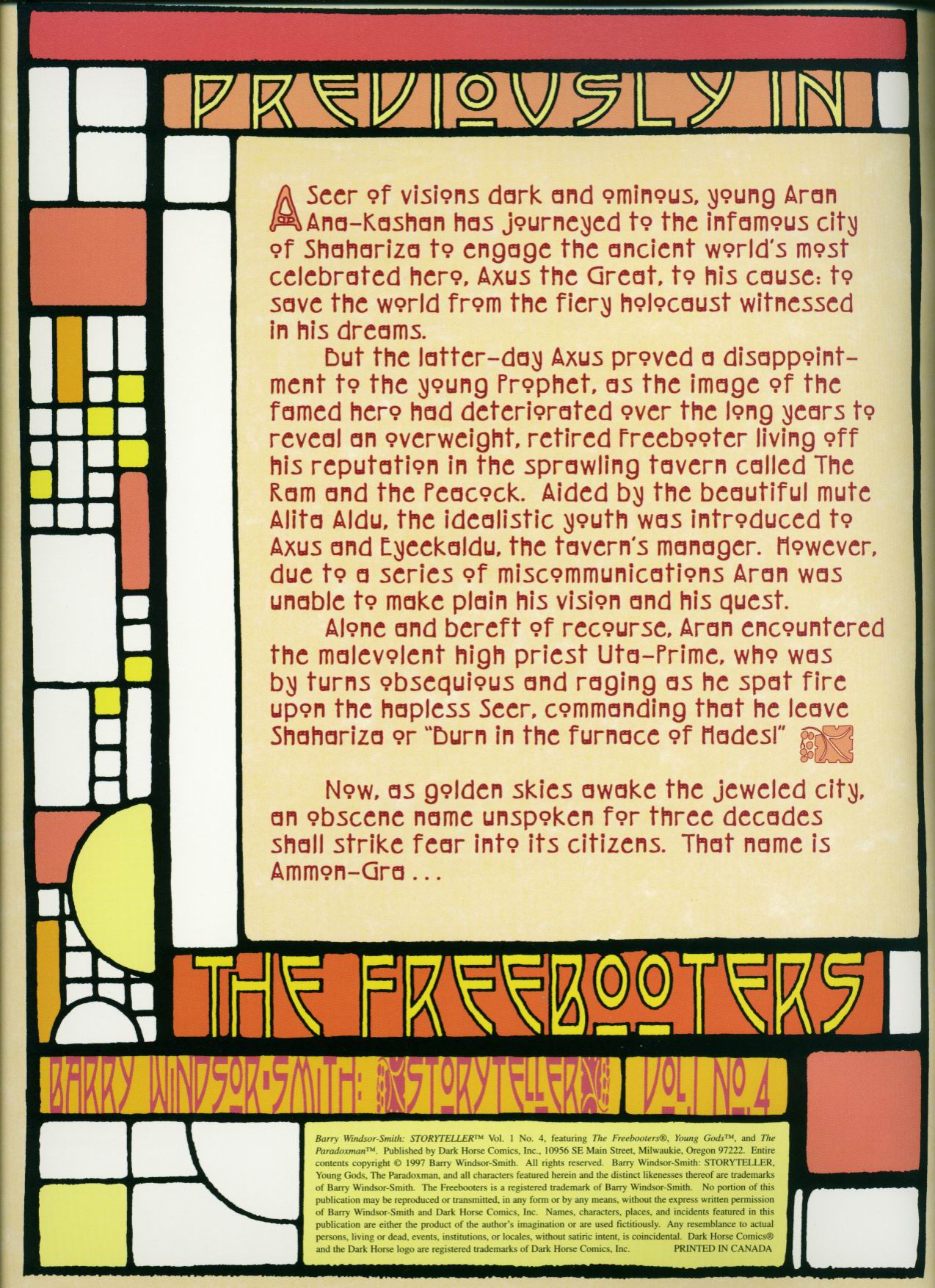 Read online Barry Windsor-Smith: Storyteller comic -  Issue #4 - 2