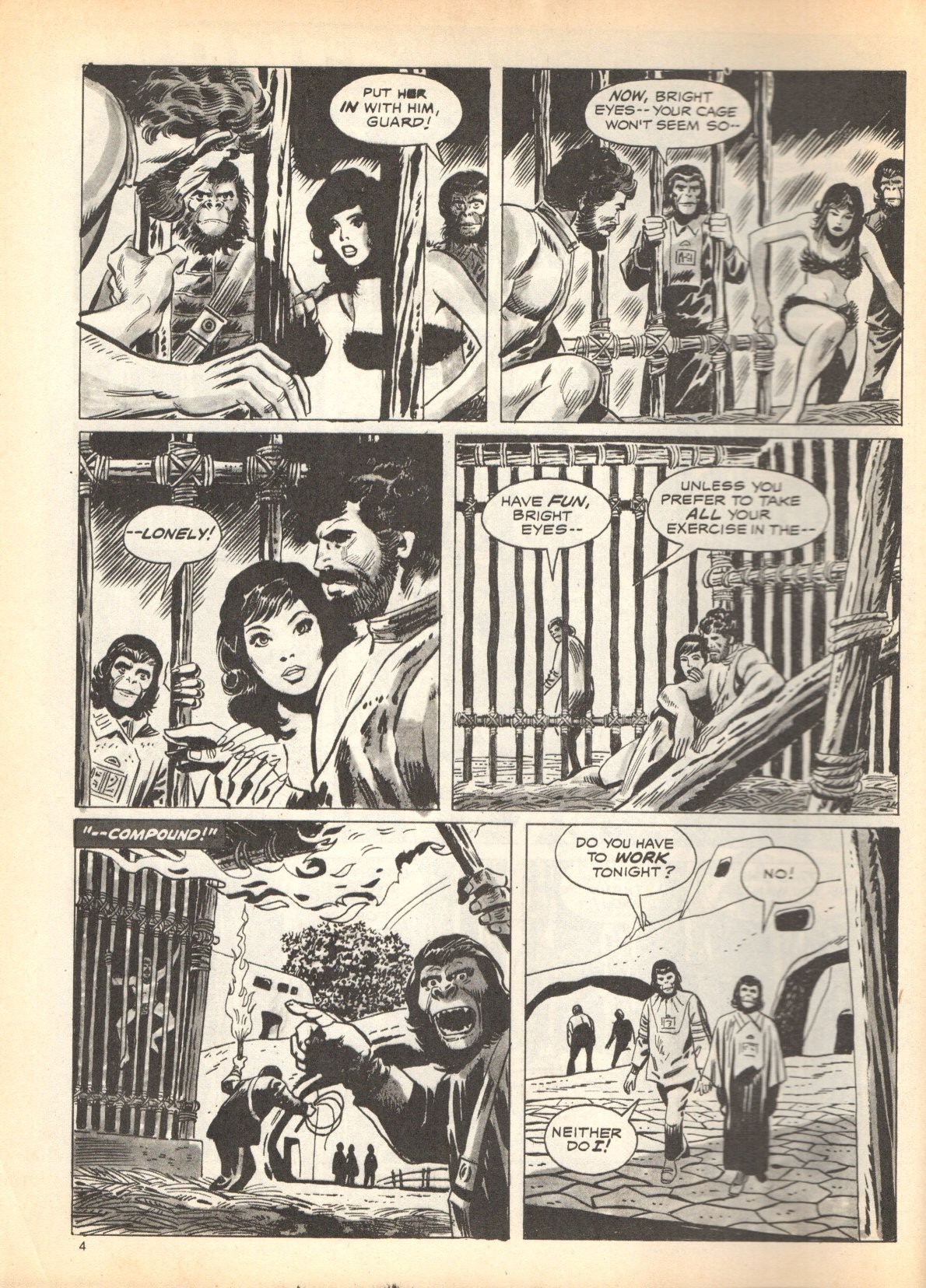 Read online Planet of the Apes (1974) comic -  Issue #3 - 4