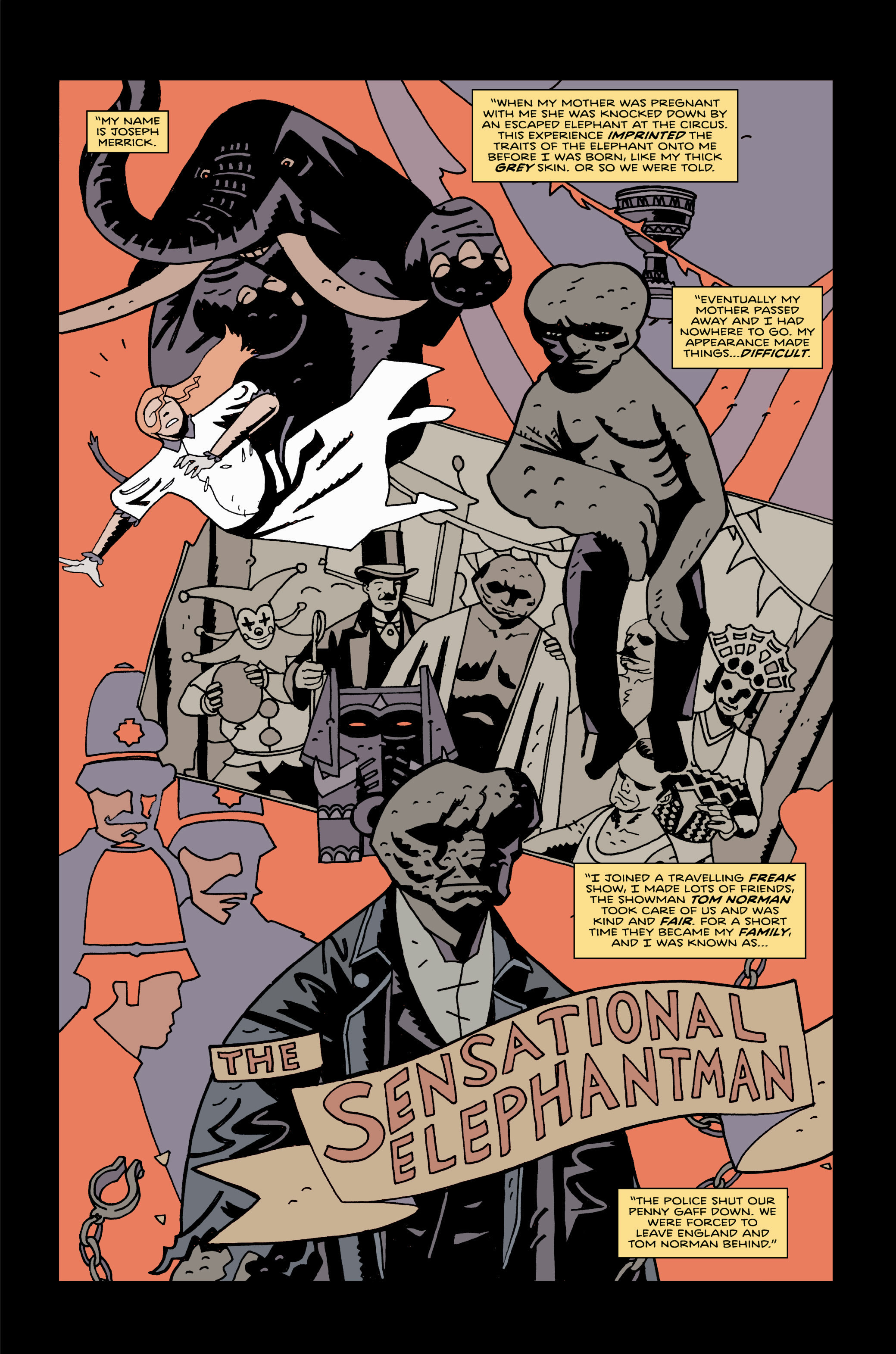 Read online Merrick: The Sensational Elephantman comic -  Issue #9 - 9