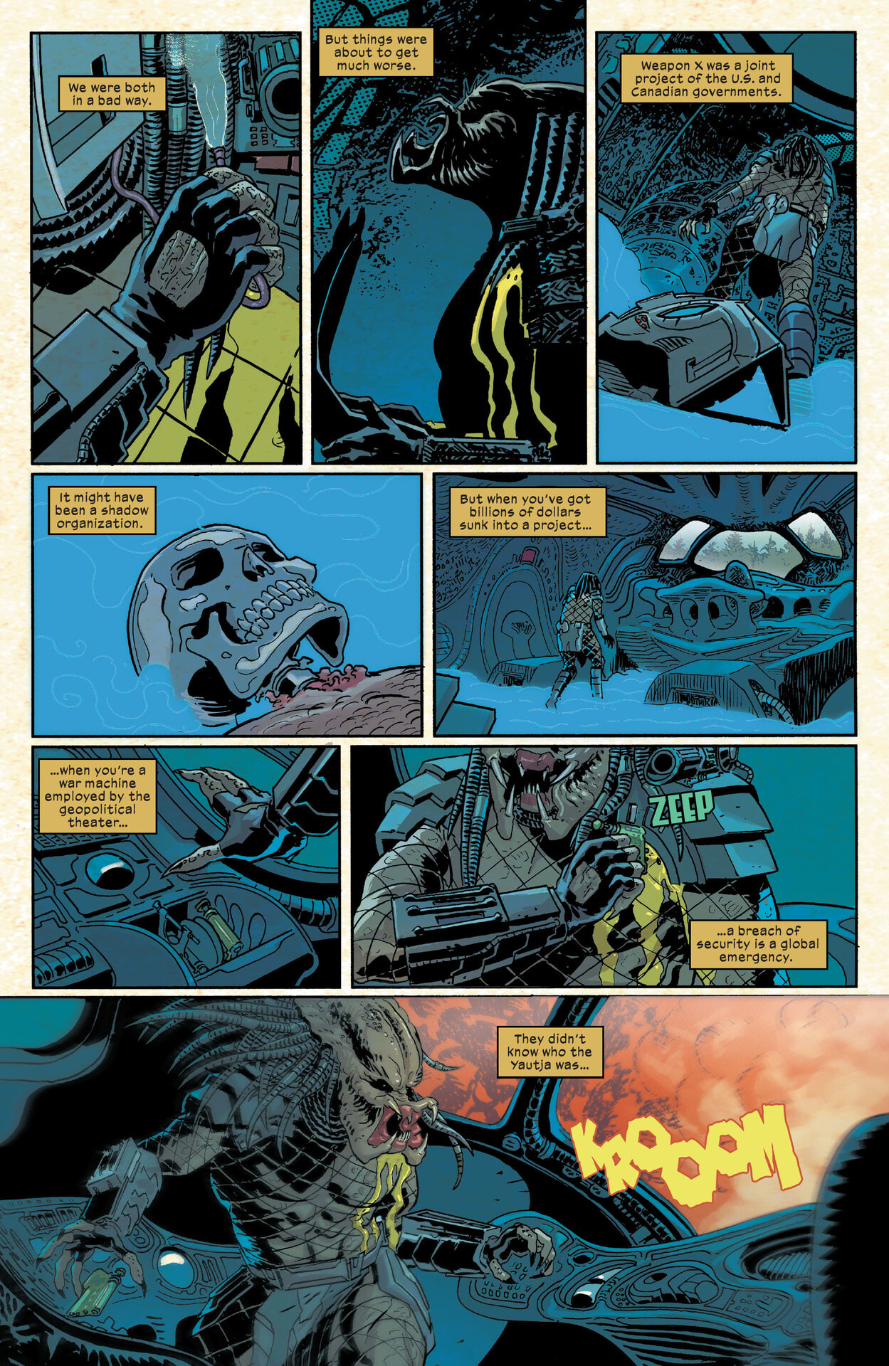 Read online Predator vs. Wolverine comic -  Issue #3 - 12