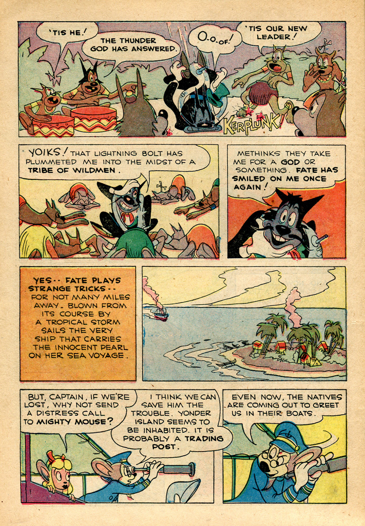 Read online Paul Terry's Mighty Mouse Comics comic -  Issue #20 - 6