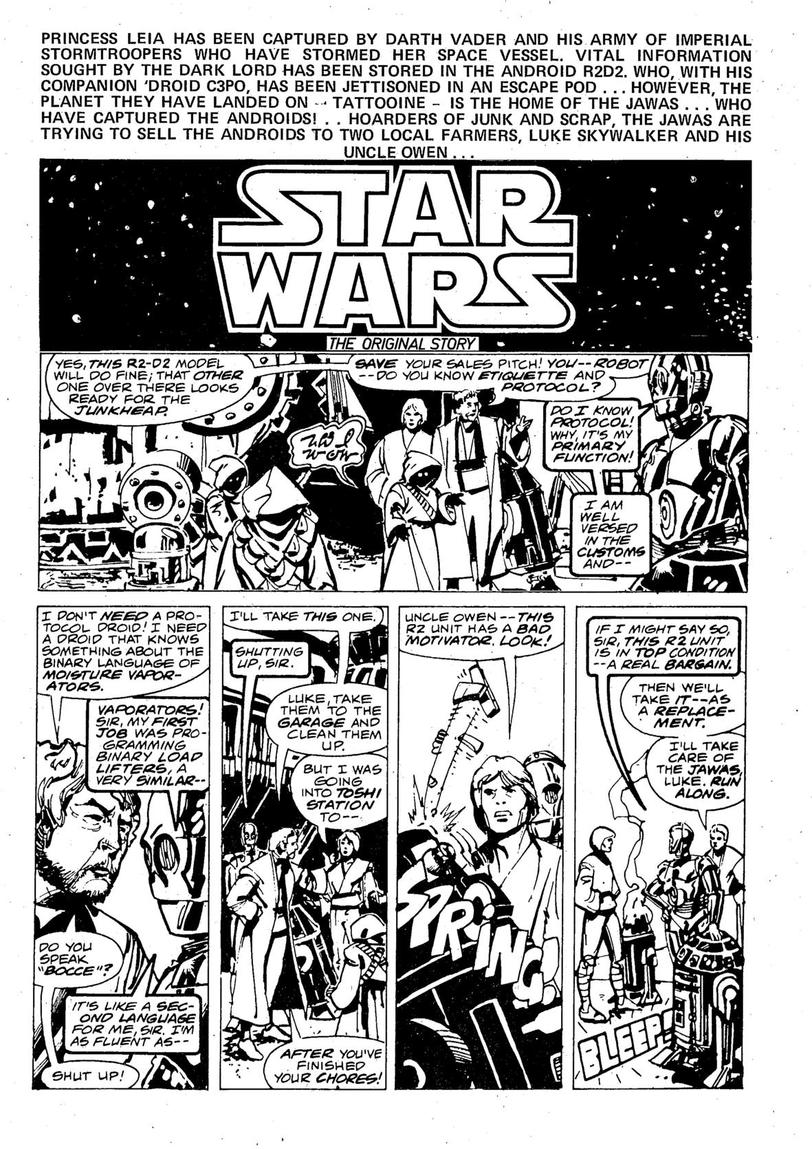 Read online Star Wars Weekly comic -  Issue #138 - 16