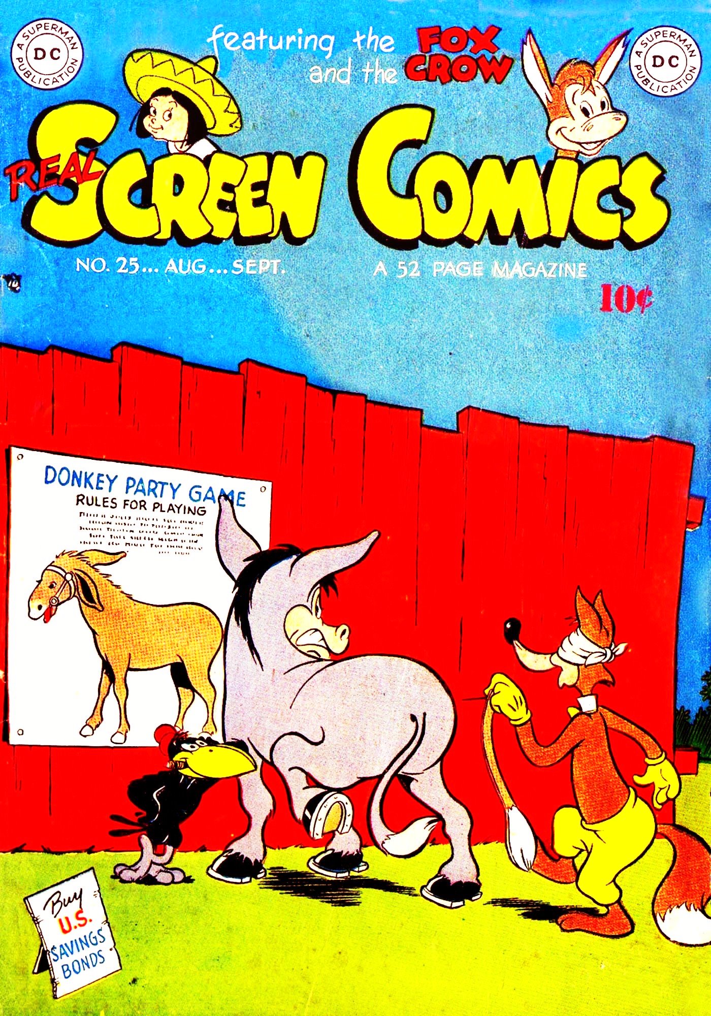 Read online Real Screen Comics comic -  Issue #25 - 1