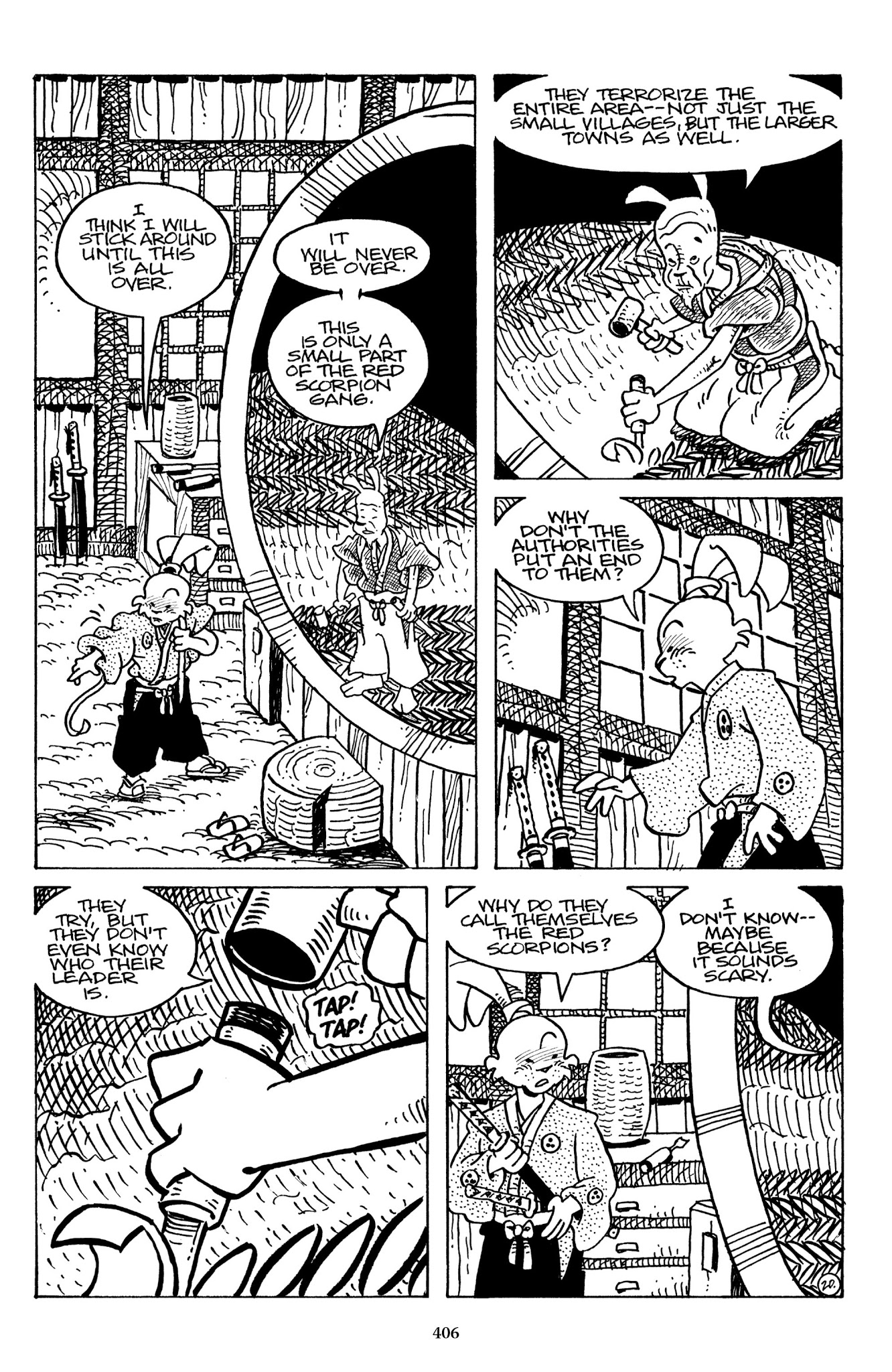Read online The Usagi Yojimbo Saga comic -  Issue # TPB 7 - 399