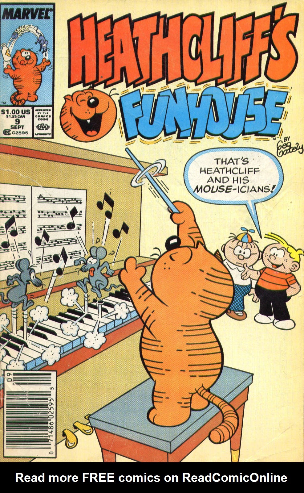 Read online Heathcliff's Funhouse comic -  Issue #9 - 1