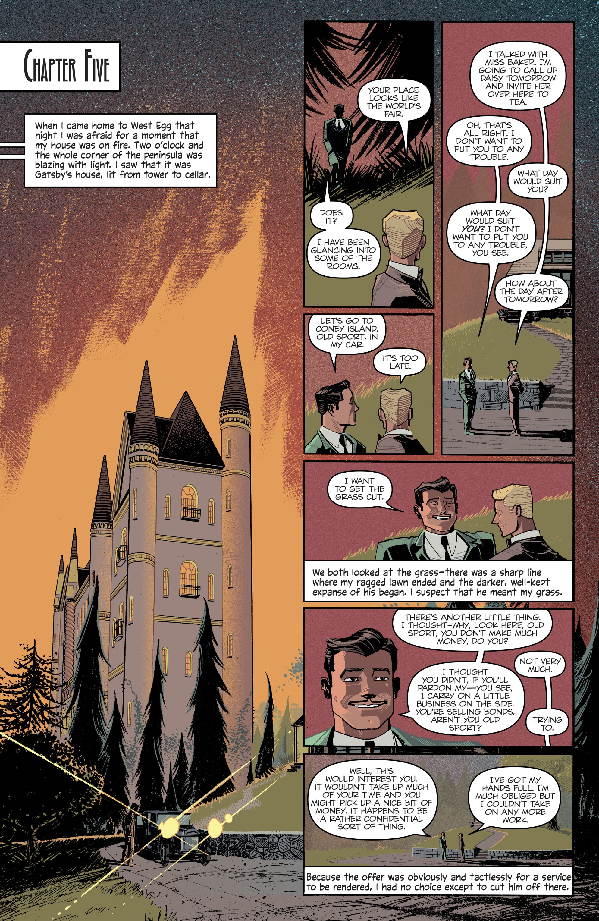 Read online The Great Gatsby comic -  Issue #4 - 3