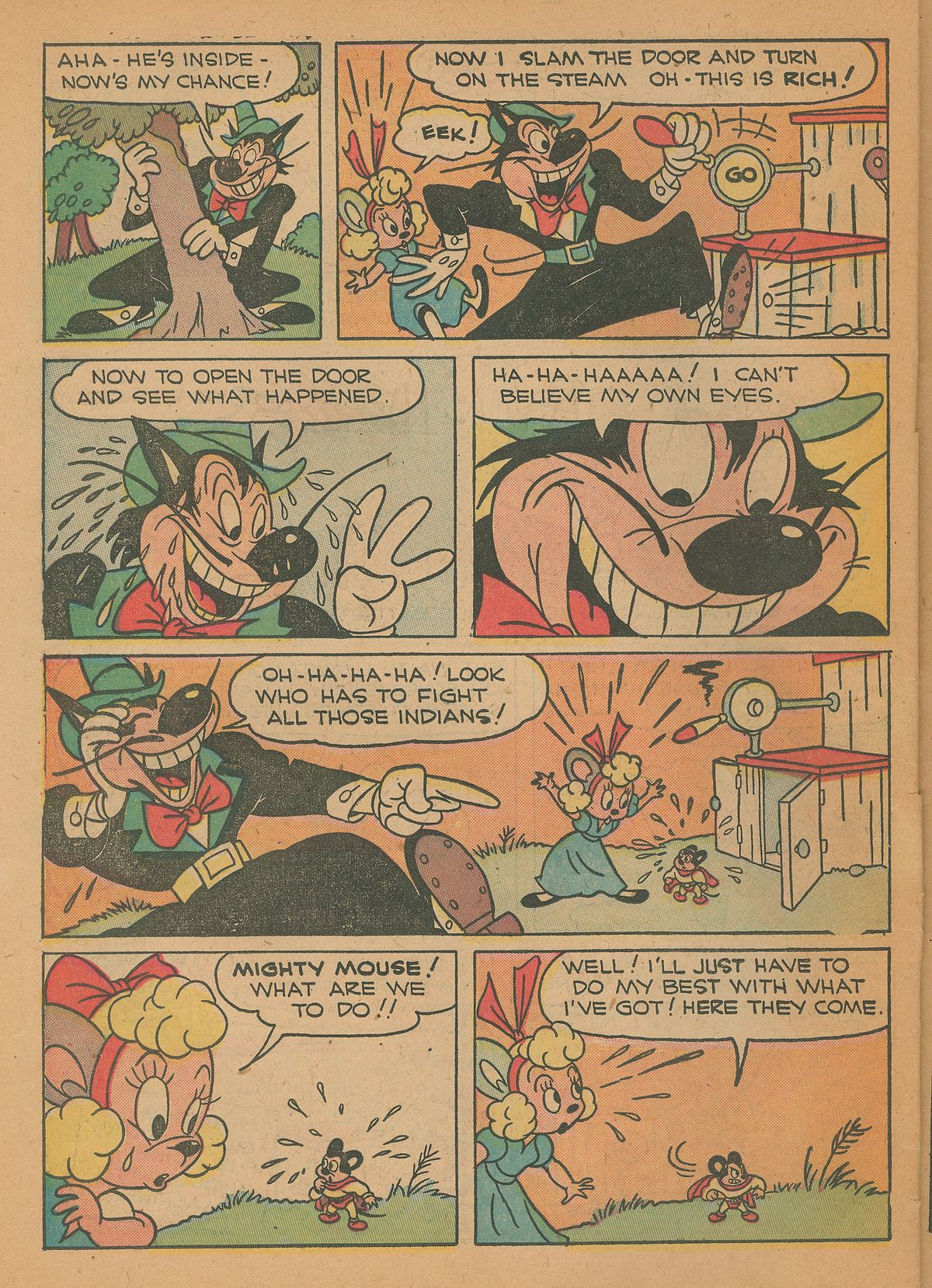 Read online Paul Terry's Mighty Mouse Comics comic -  Issue #24 - 26