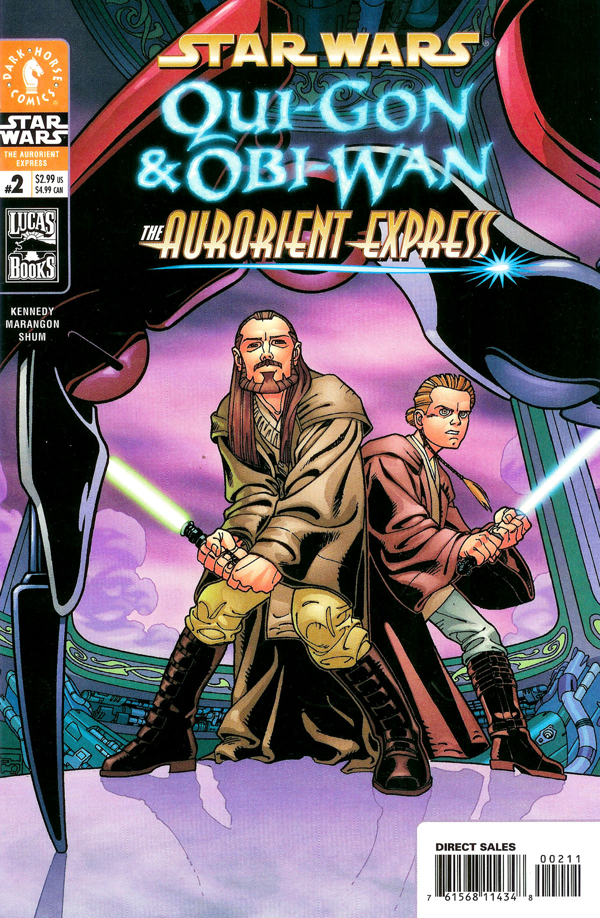 Read online Star Wars: Qui-Gon and Obi-Wan - The Aurorient  Express comic -  Issue #2 - 1