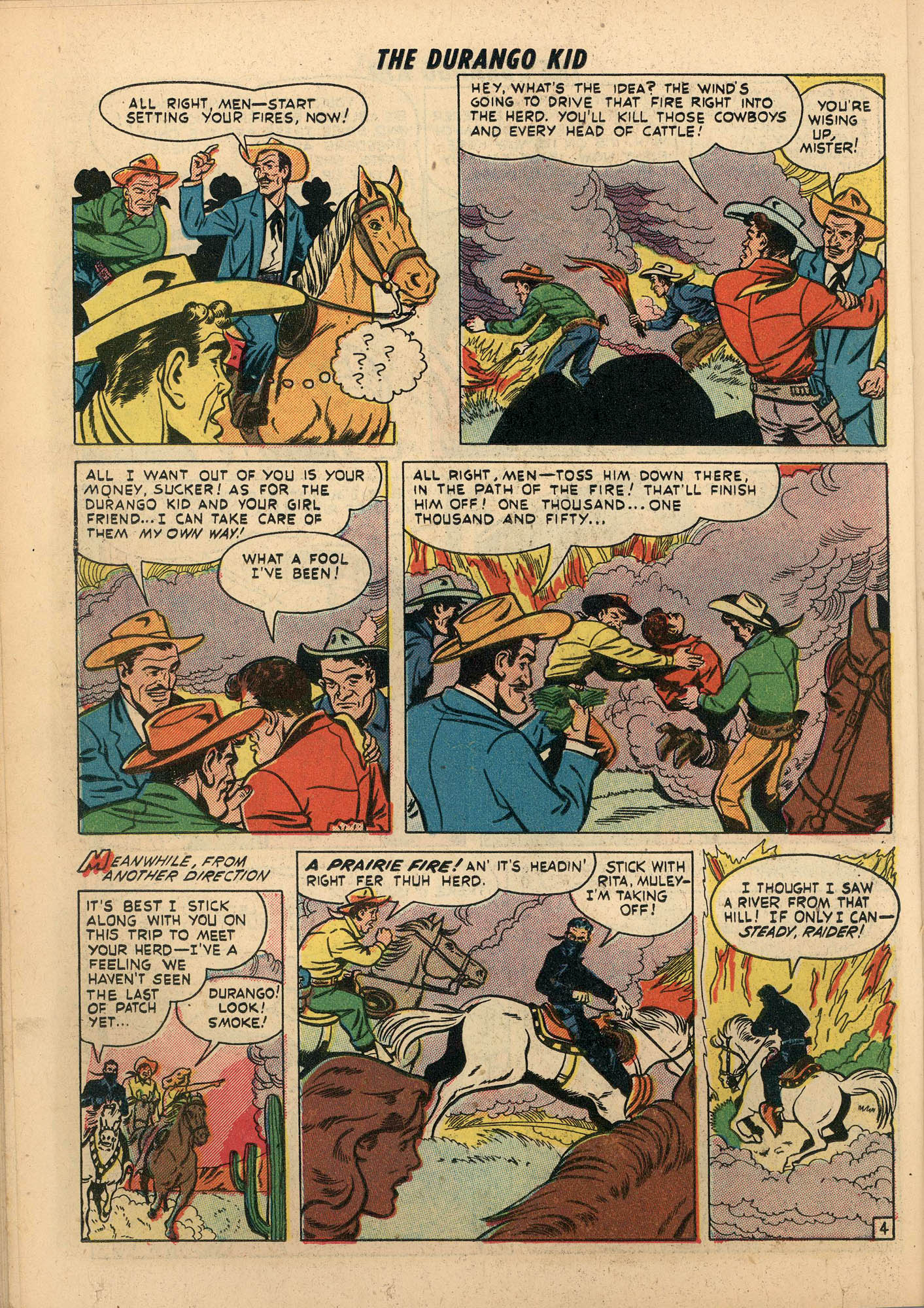 Read online Charles Starrett as The Durango Kid comic -  Issue #3 - 21