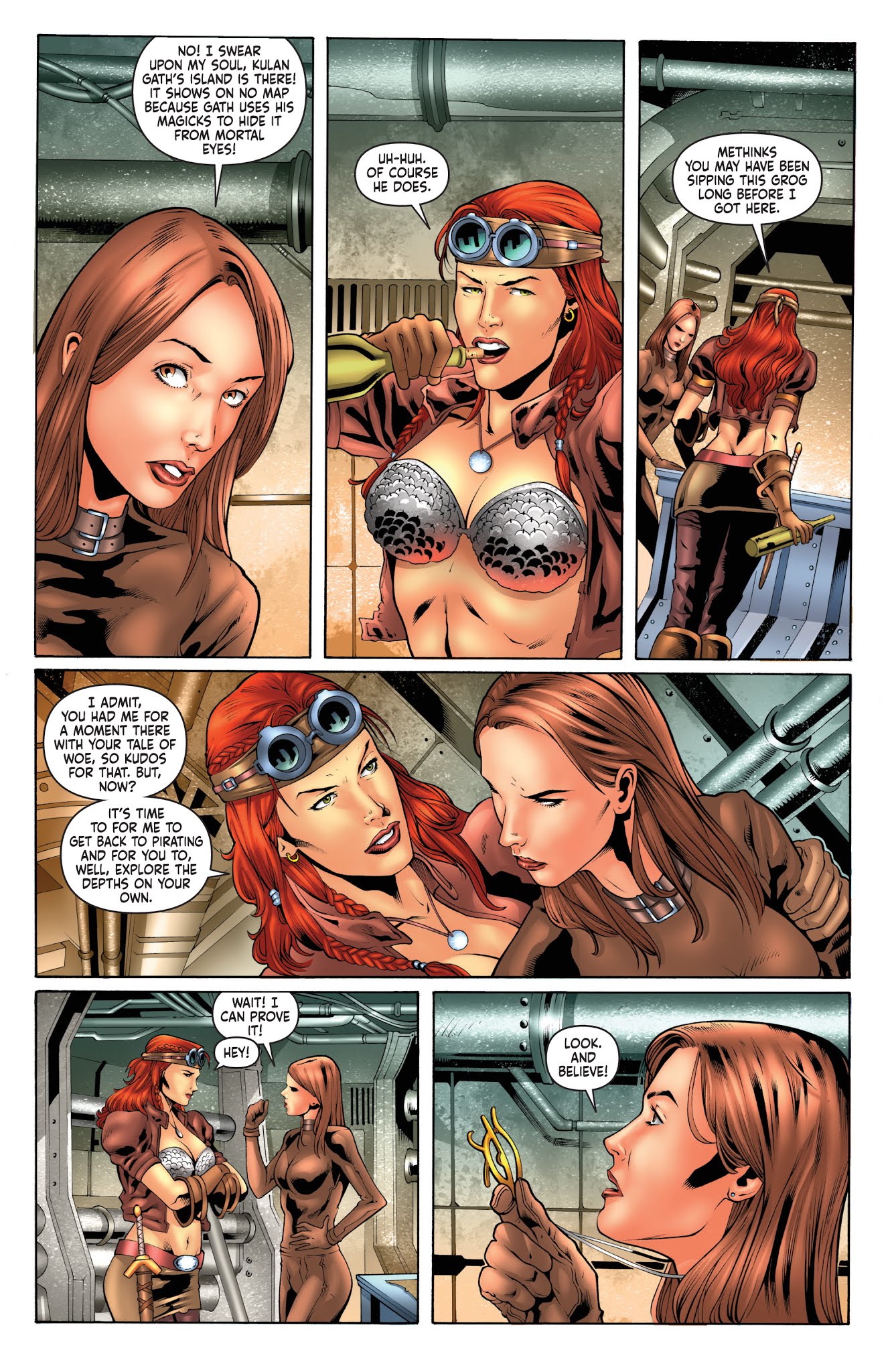 Read online Legenderry Red Sonja comic -  Issue # _TPB - 36