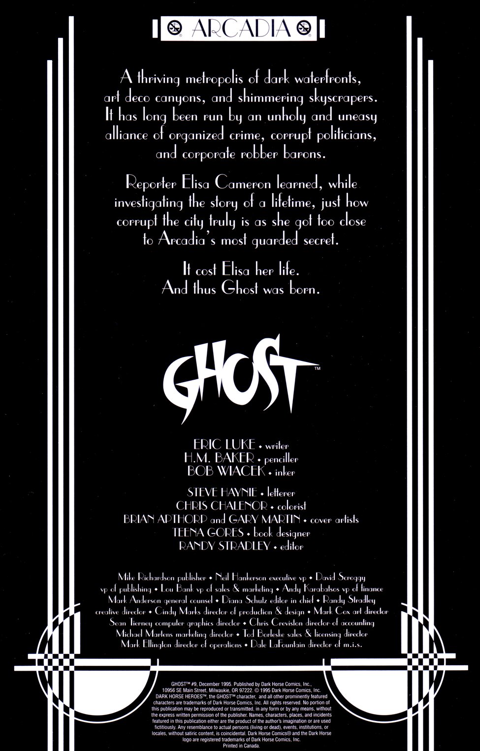 Read online Ghost (1995) comic -  Issue #9 - 2